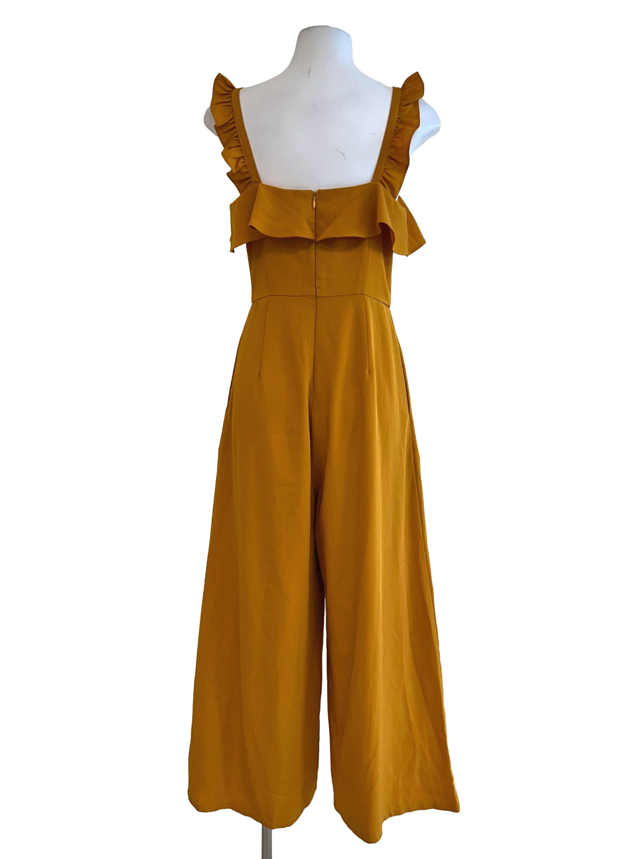 Butterscotch Yellow Sleeveless Jumpsuit
