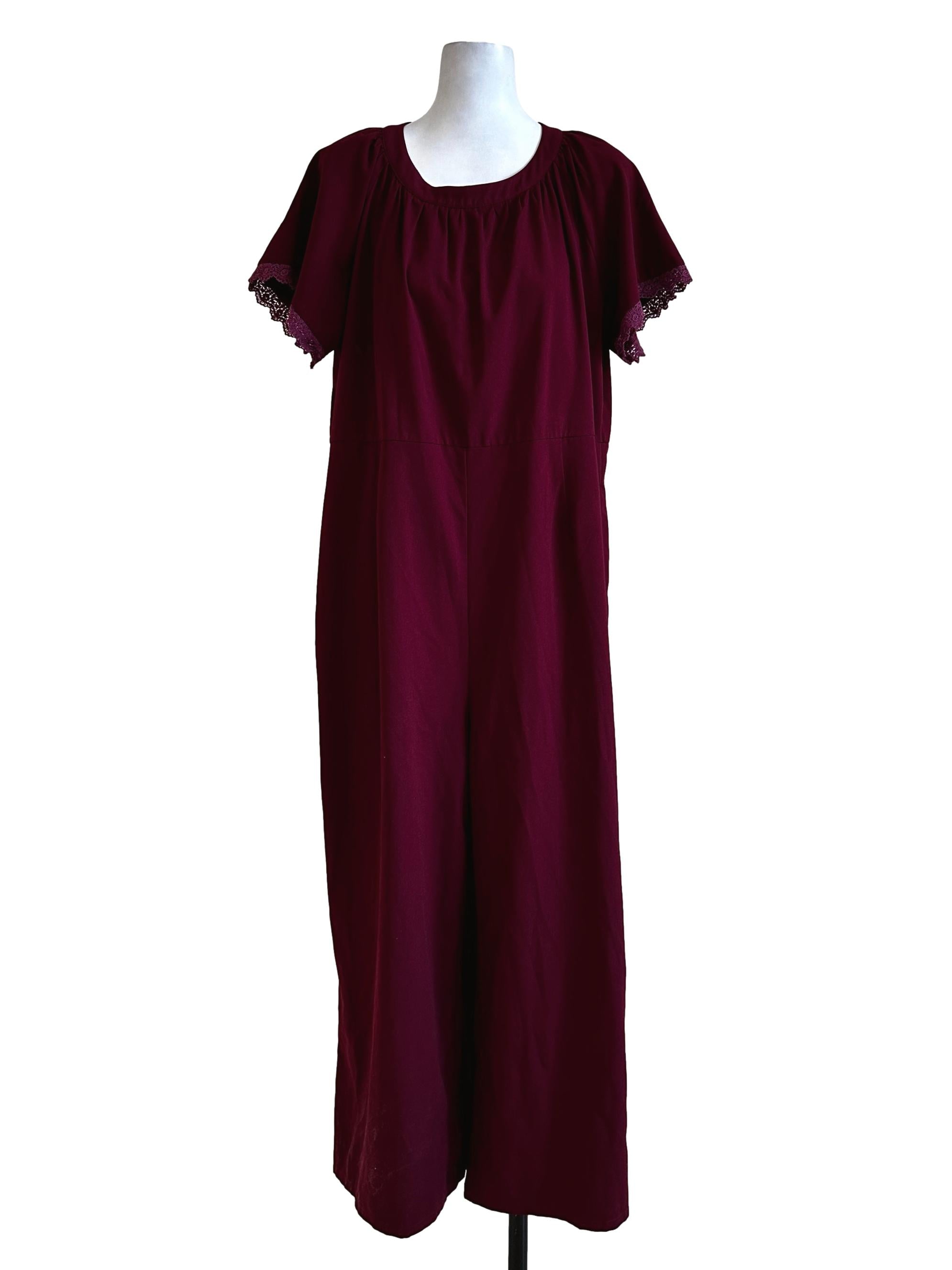 Wine Red Plain Jumpers