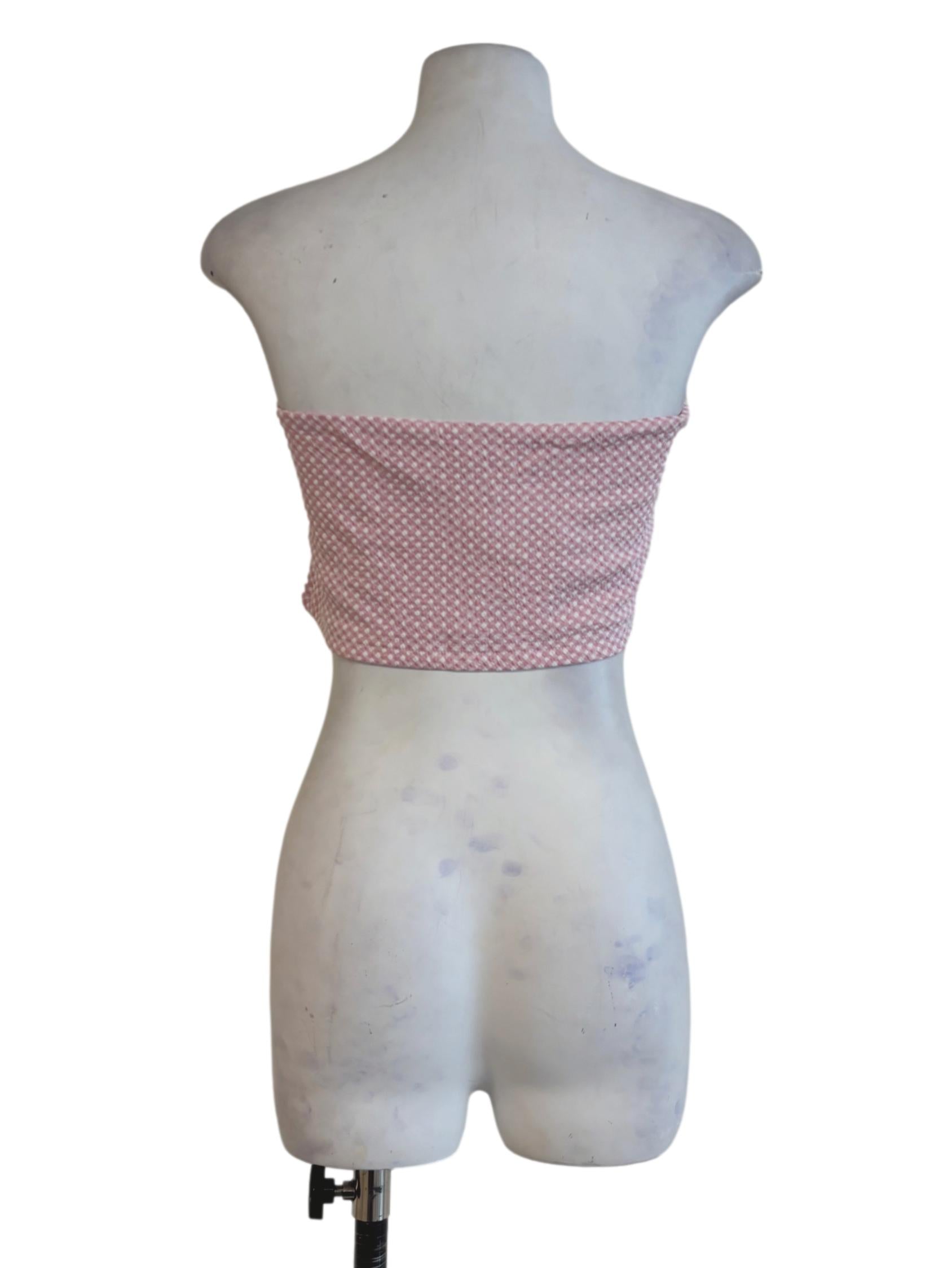 Pink Kendie Basic Tube Padded Top