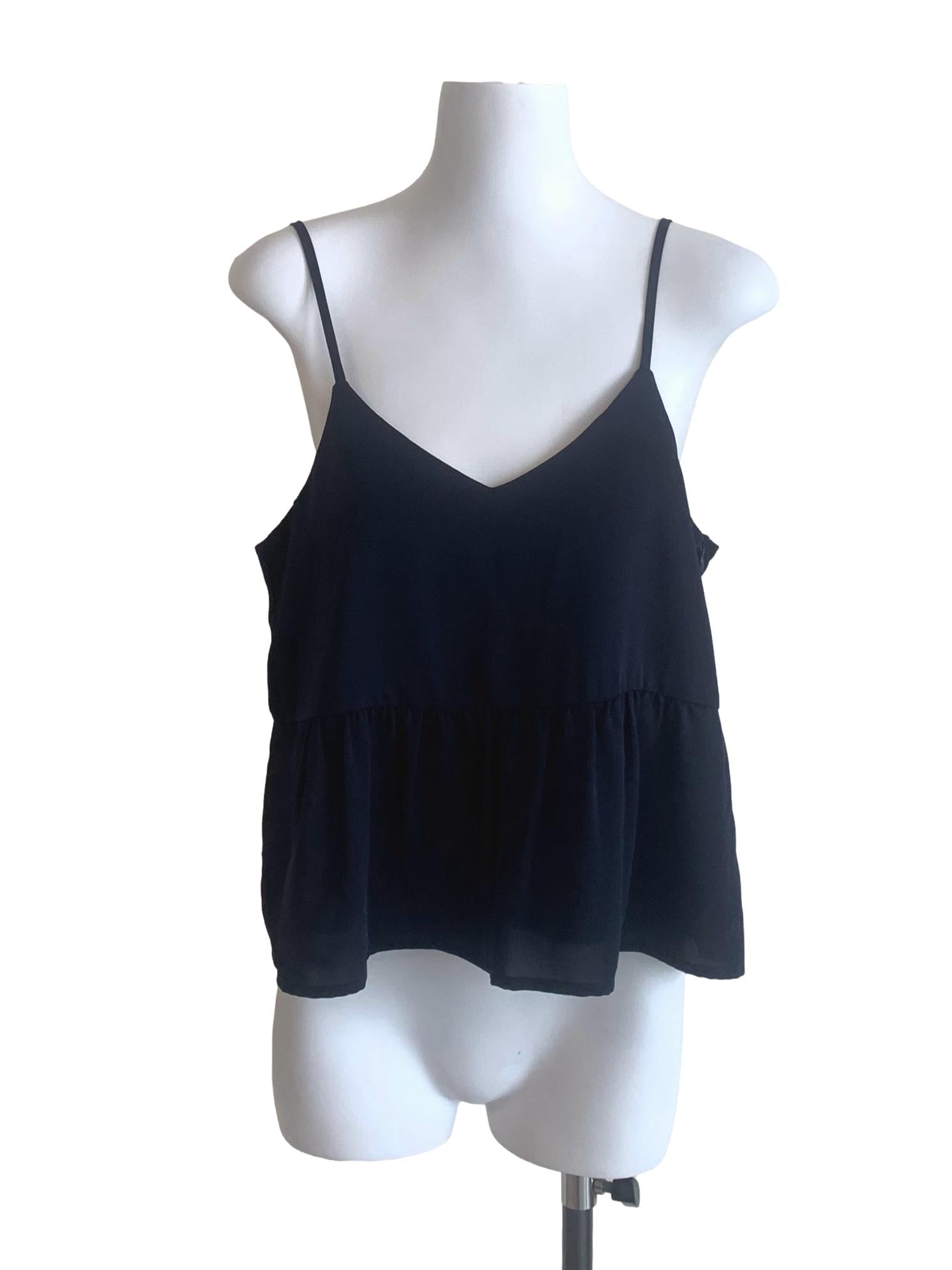 Navy Blue Spaghetti Strap Top TTR
