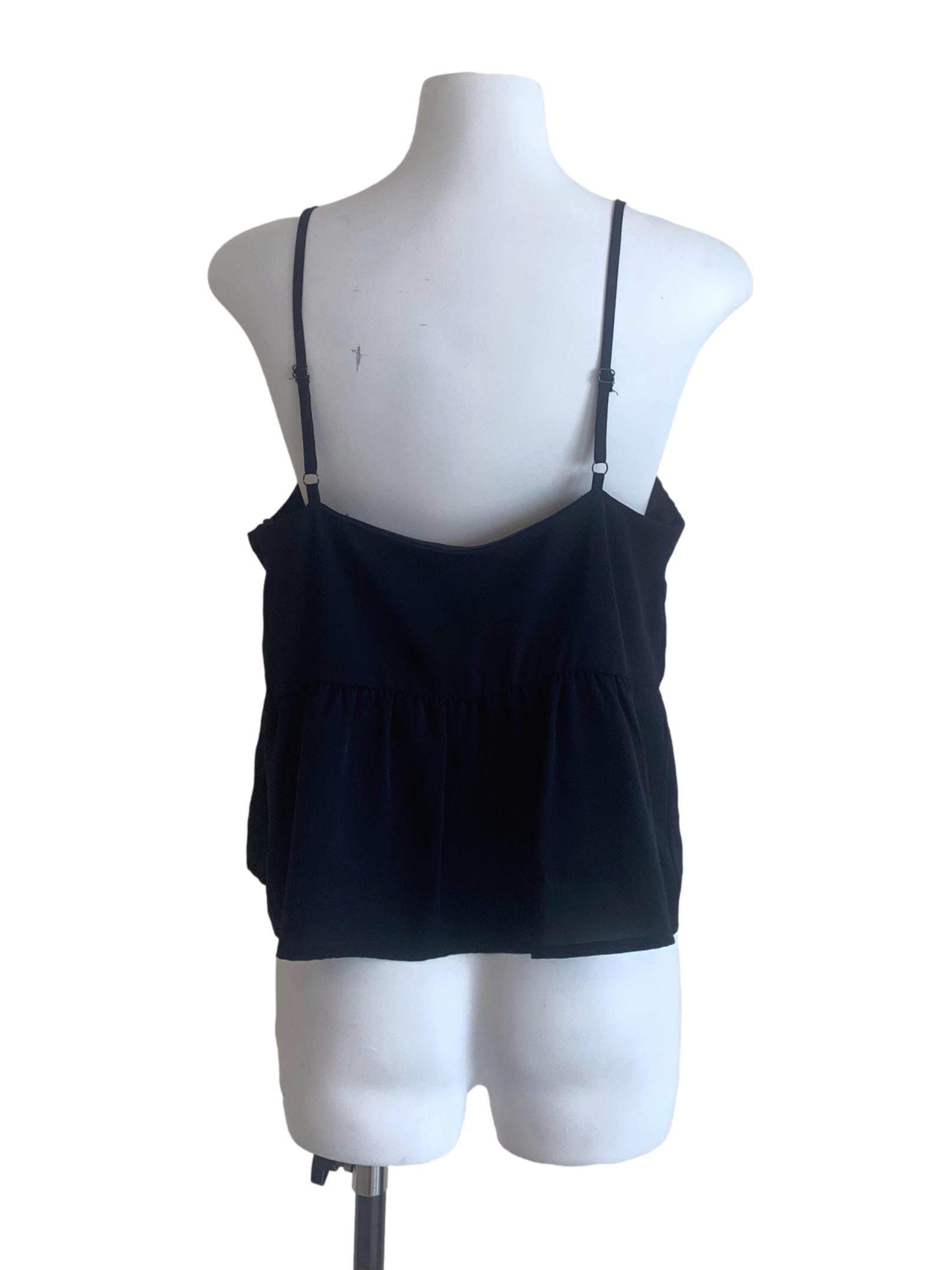 Navy Blue Spaghetti Strap Top TTR