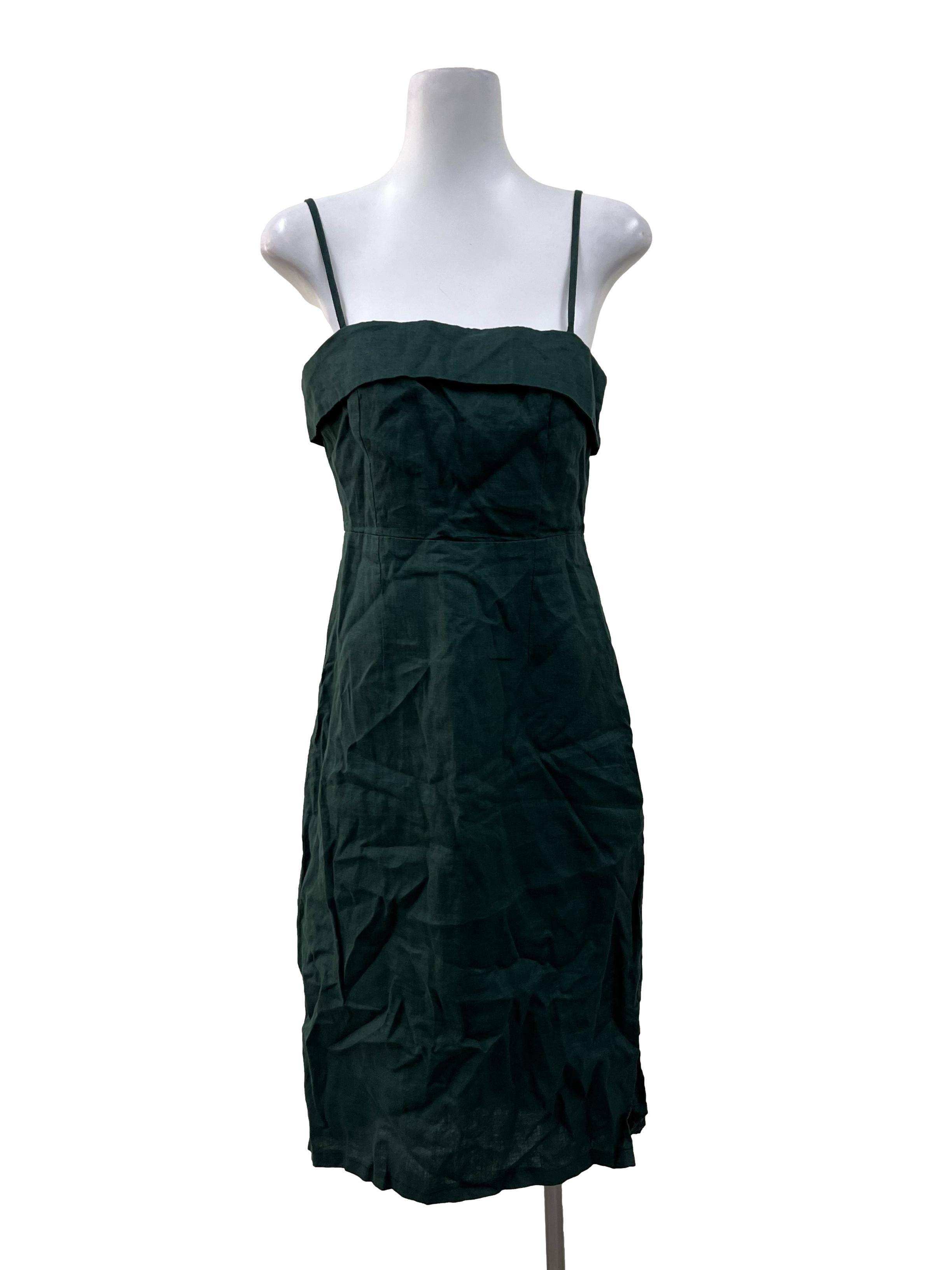 Pine Green Tube Dress