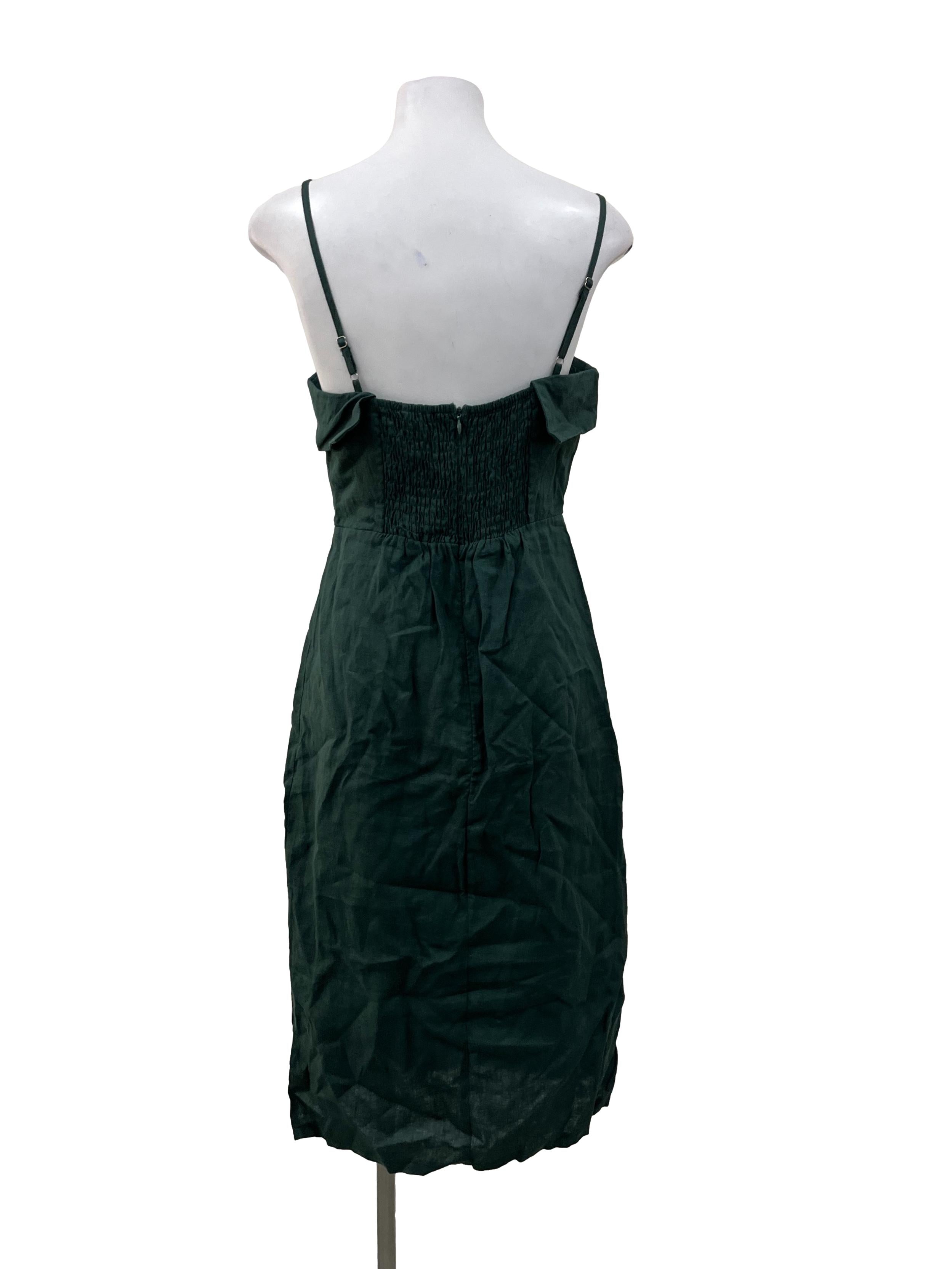 Pine Green Tube Dress