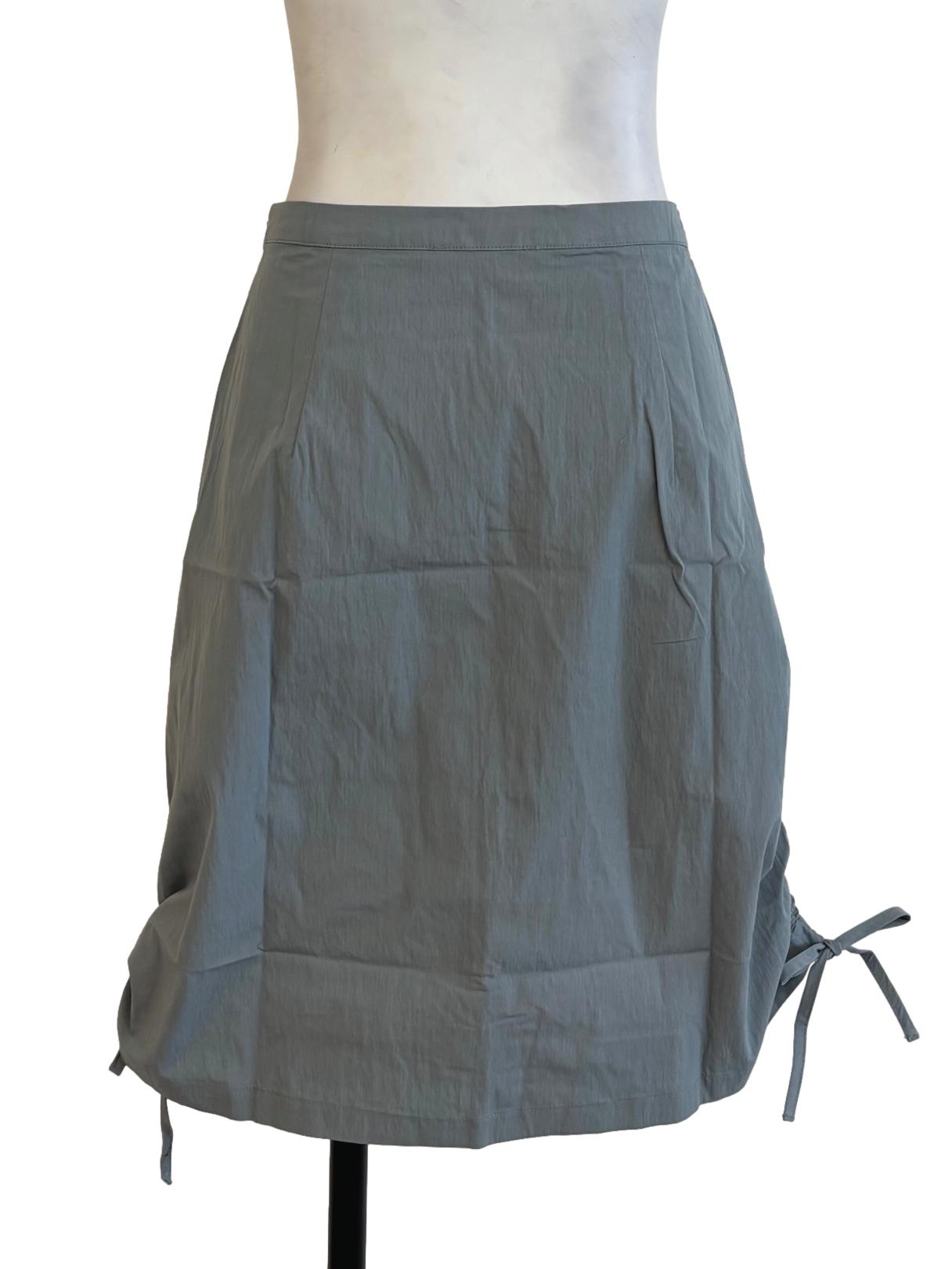 Blue Dia Drawstring Skirt