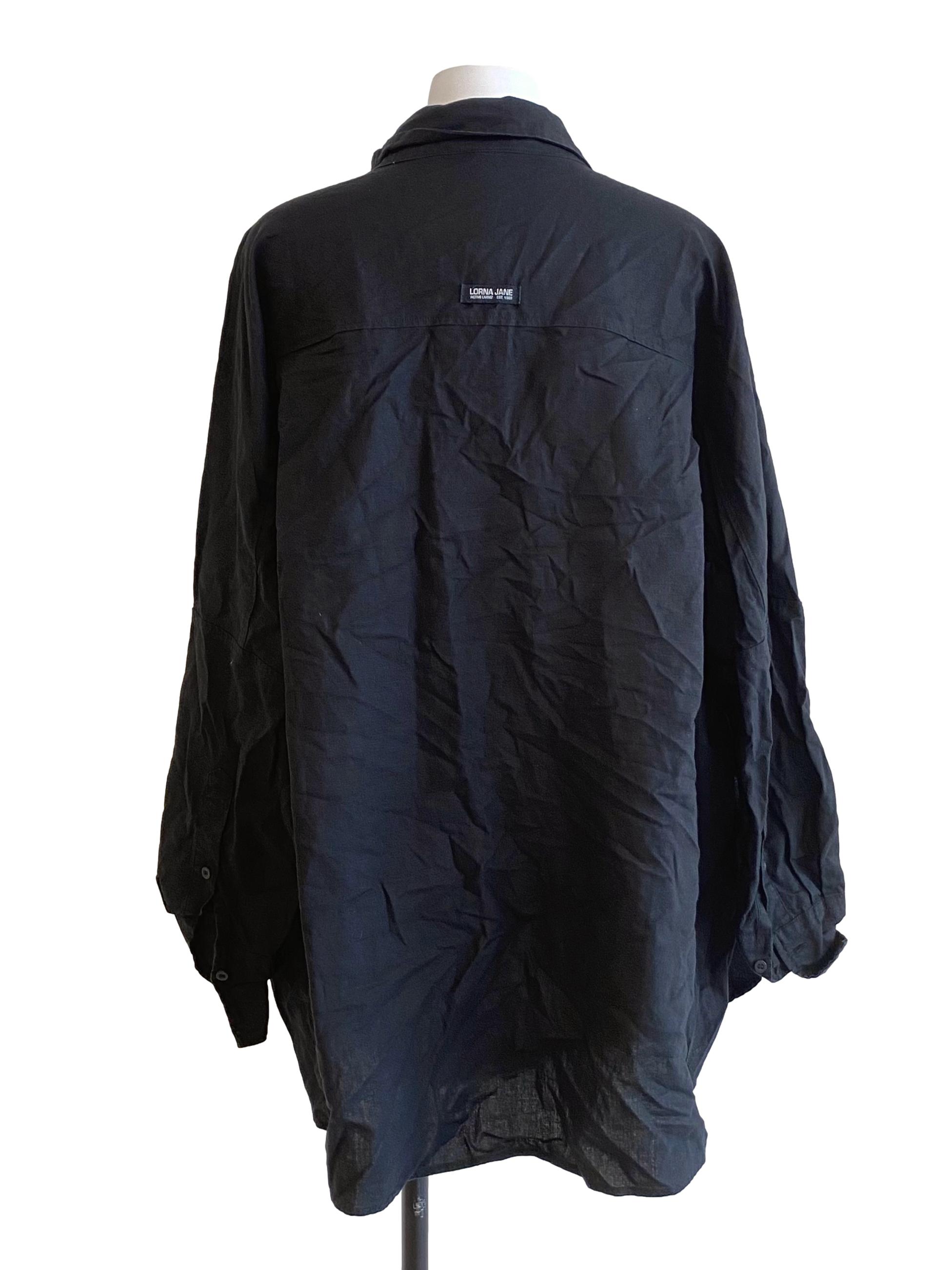 Black Collared Formal Blouse