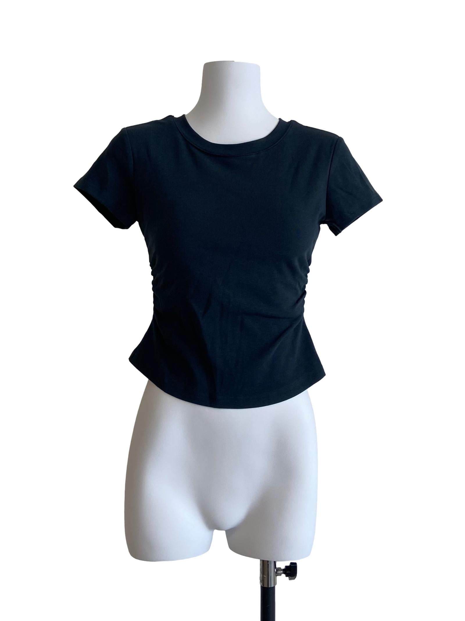Peacock Blue Crop Top