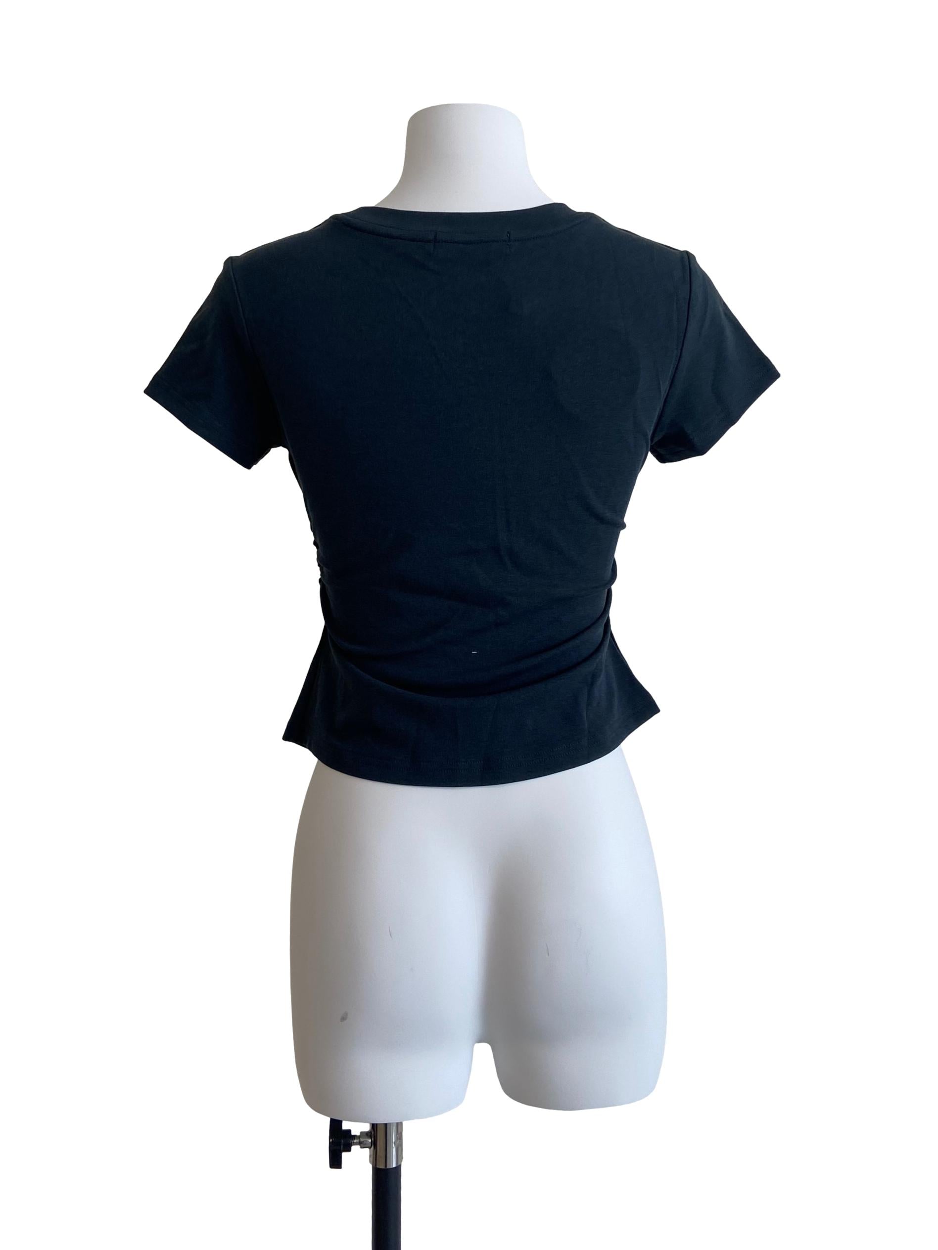 Peacock Blue Crop Top