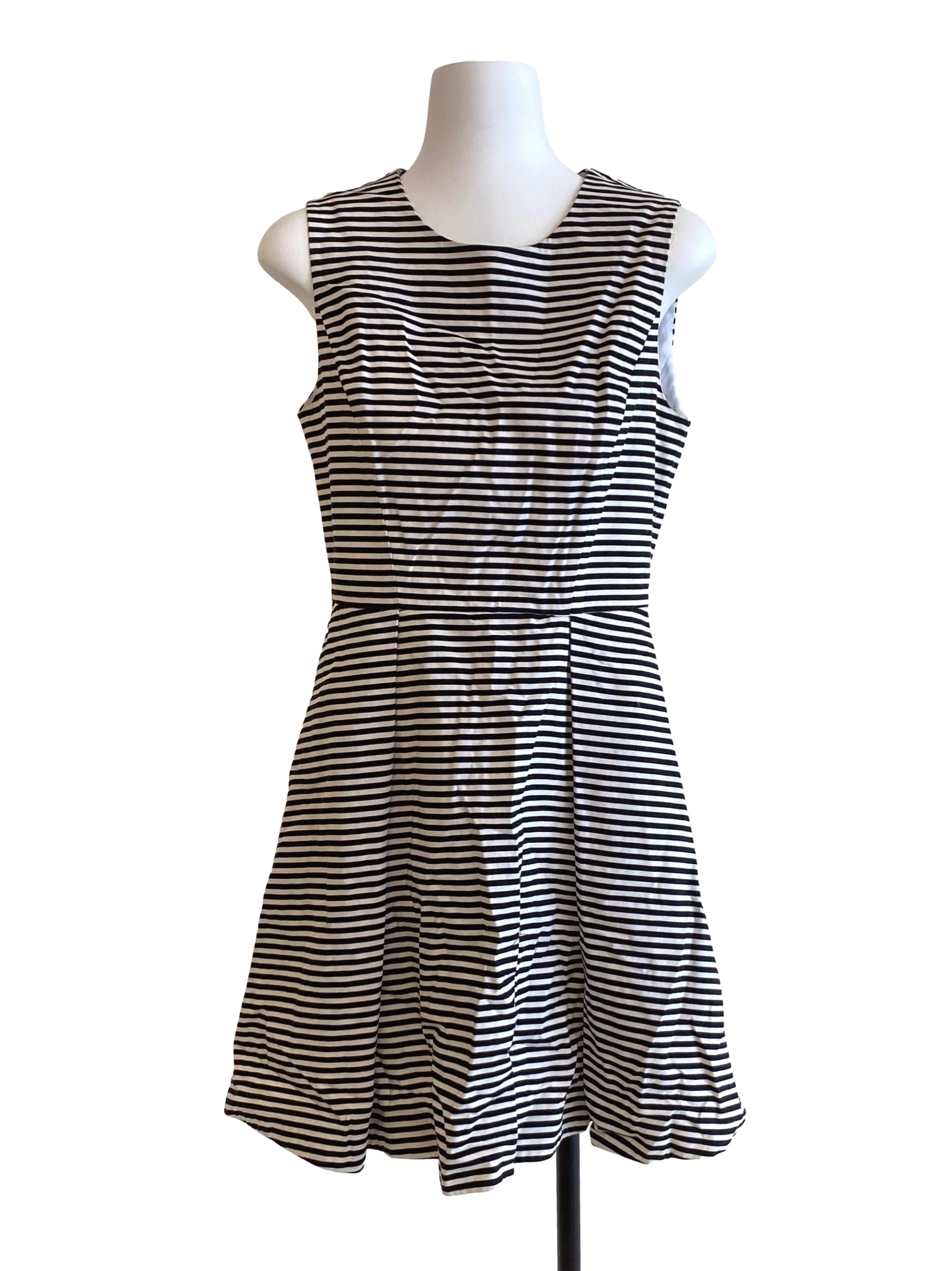 Black And White Stripes Dress