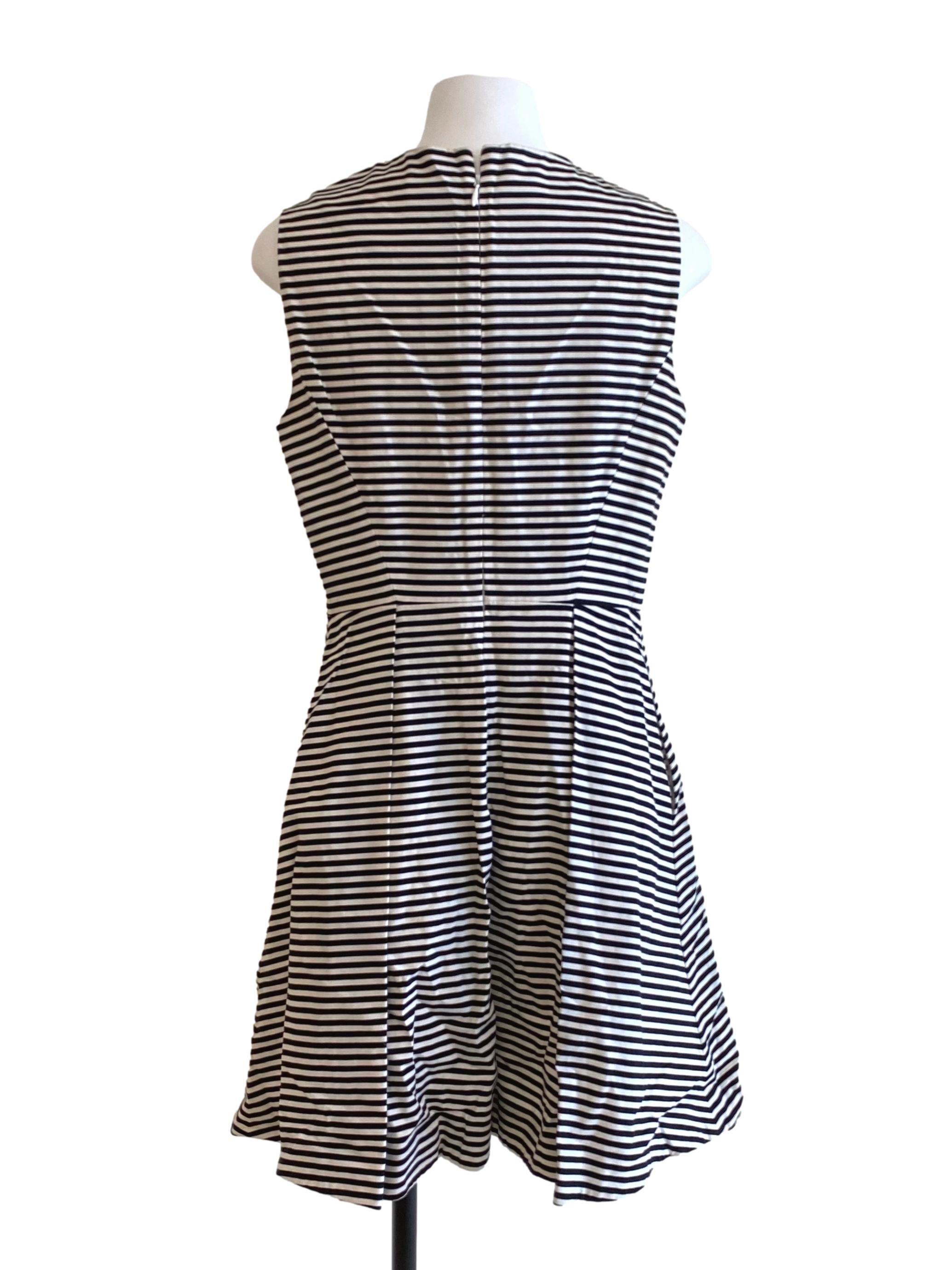 Black And White Stripes Dress