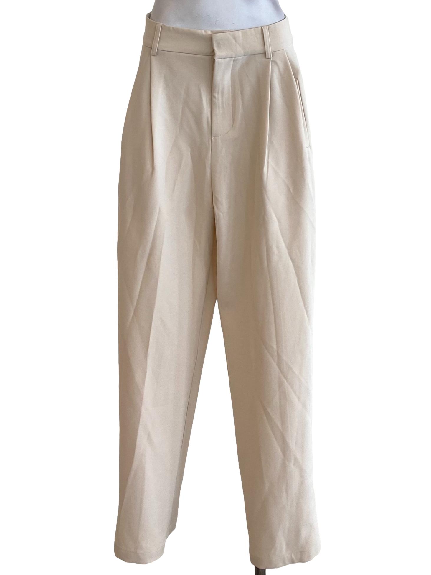 Cream Long Pants