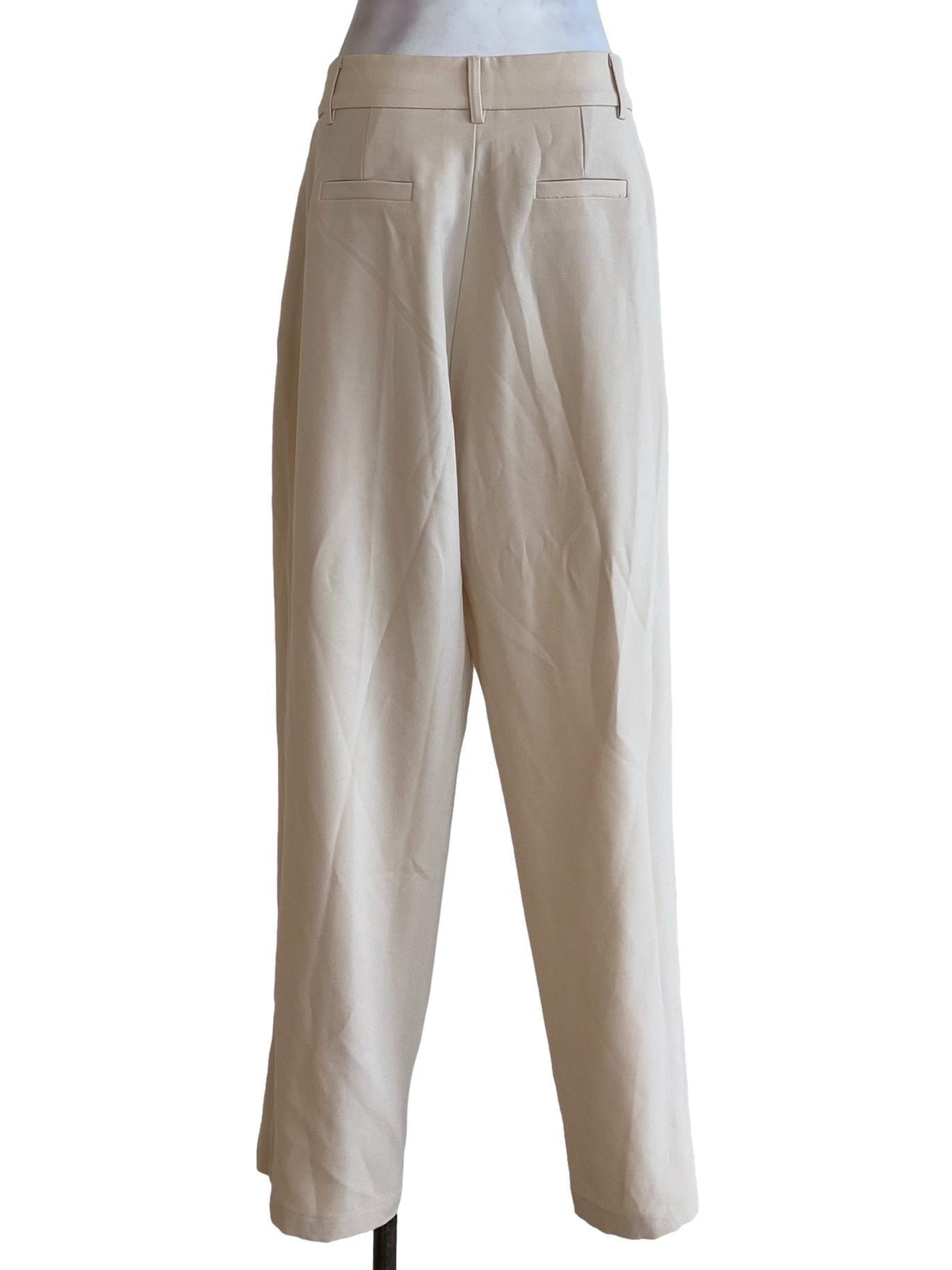 Cream Long Pants