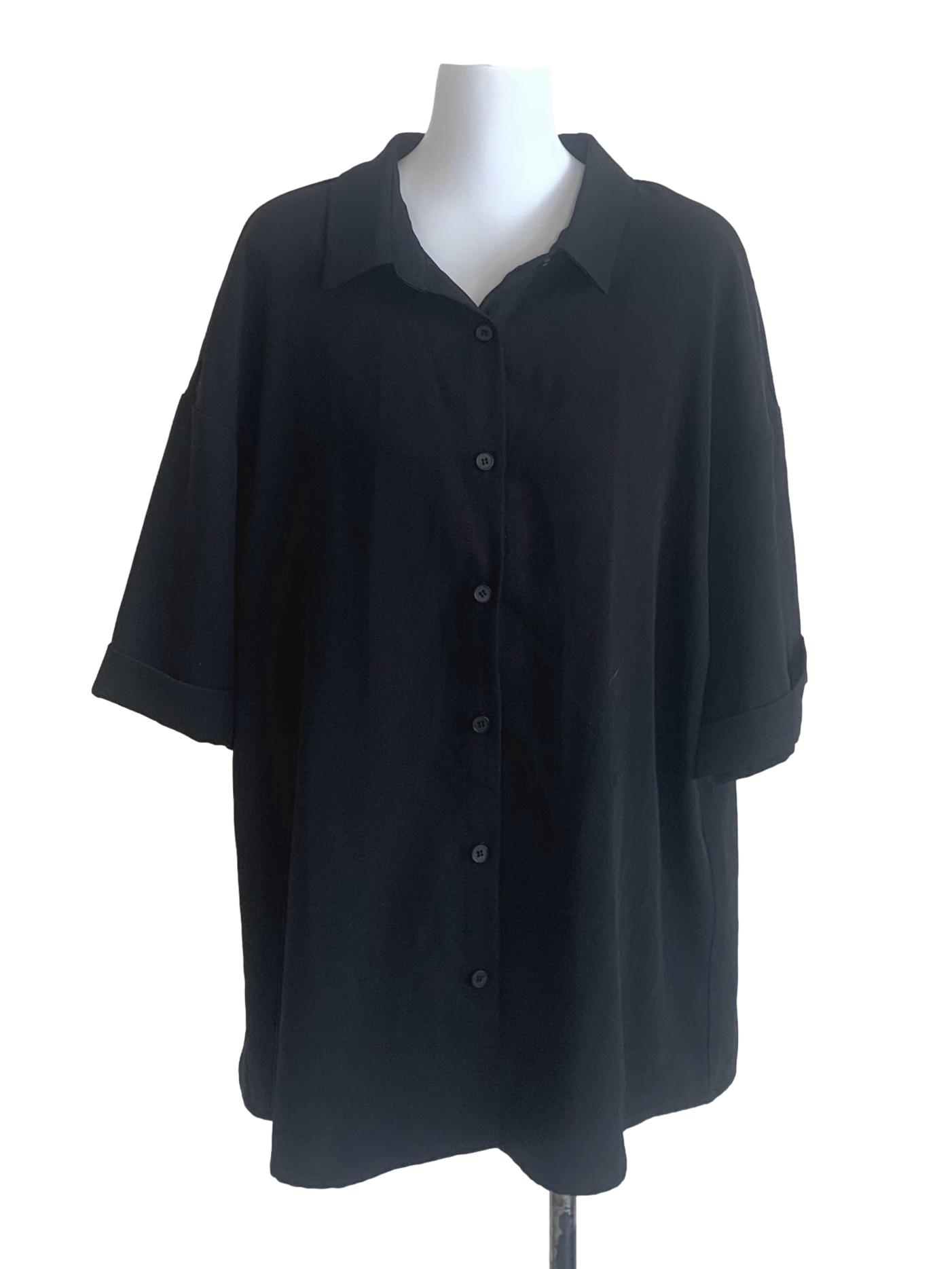 Black Collared Shirt