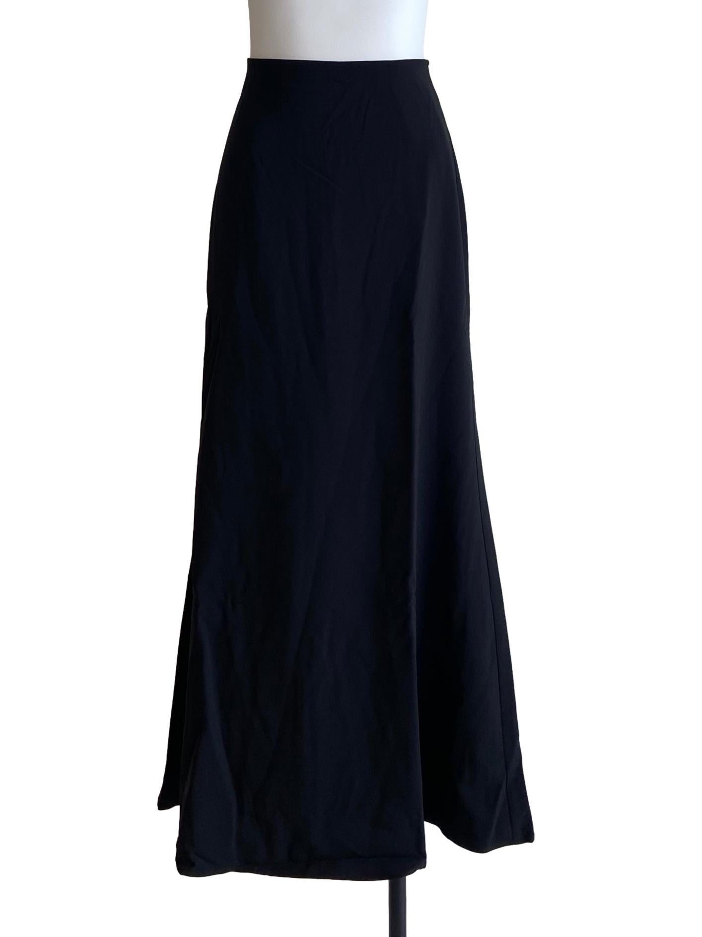 Charcoal Grey A-Line Skirt