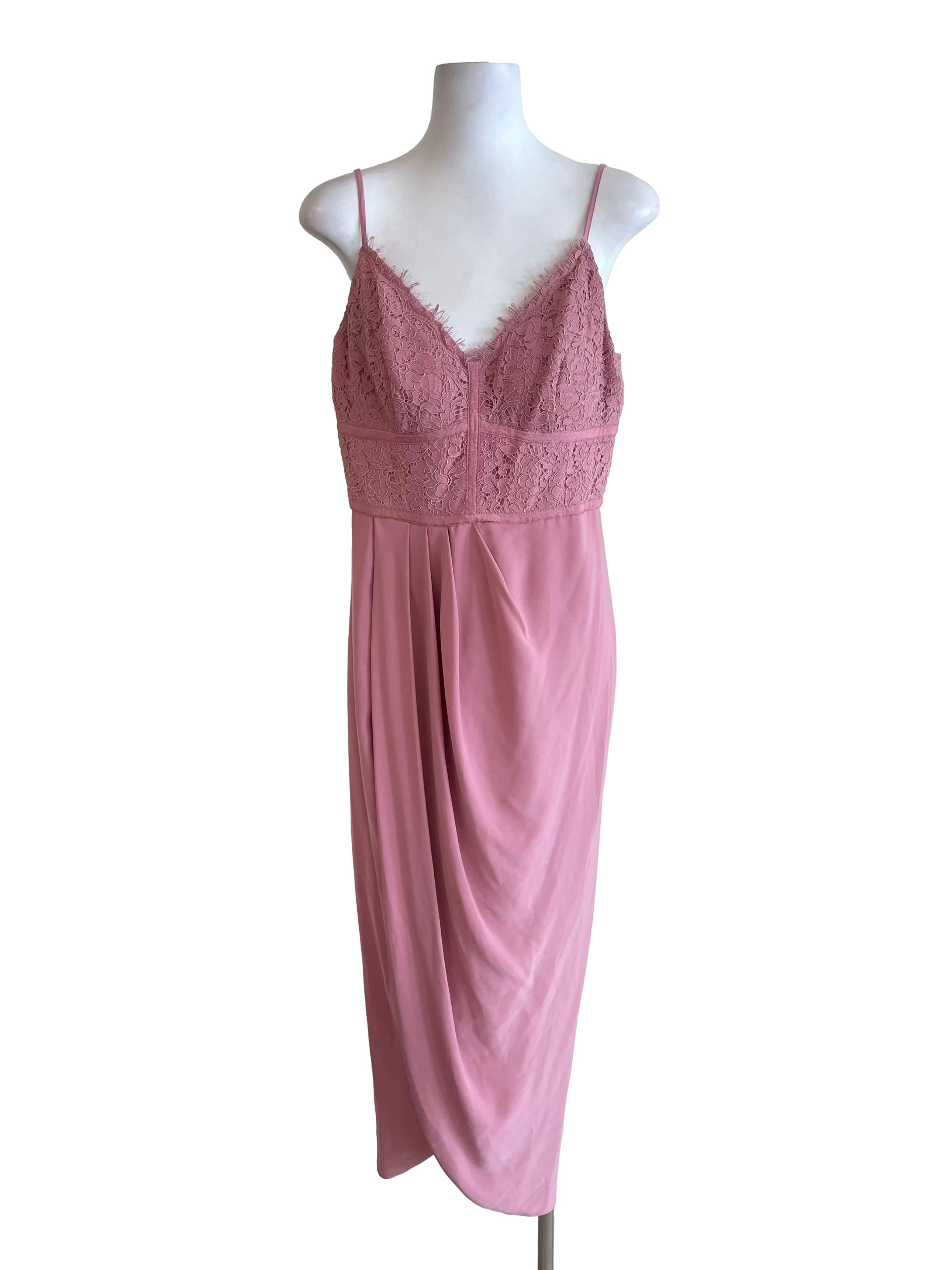 Rouge Lace Corset Sheath Dress