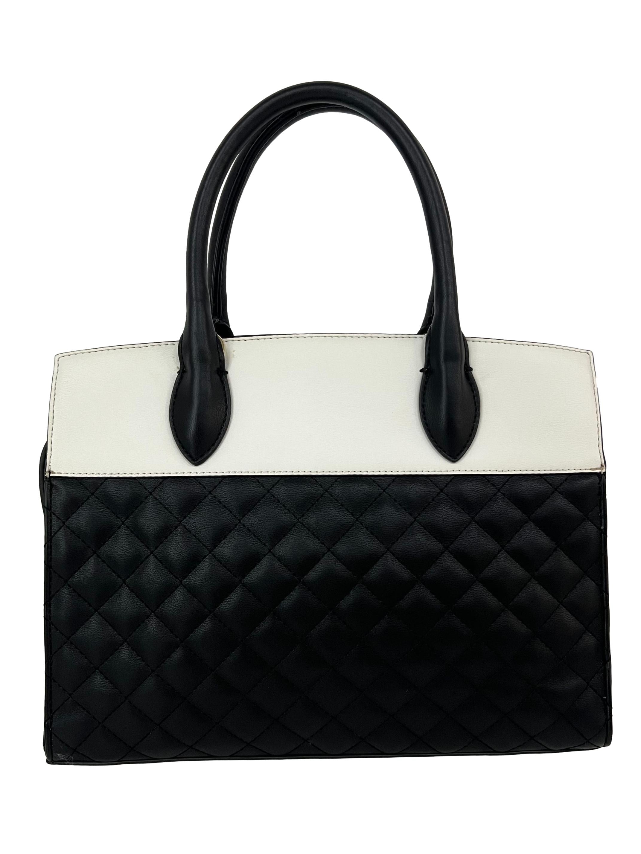 Black Pu Leather Handbag CSN