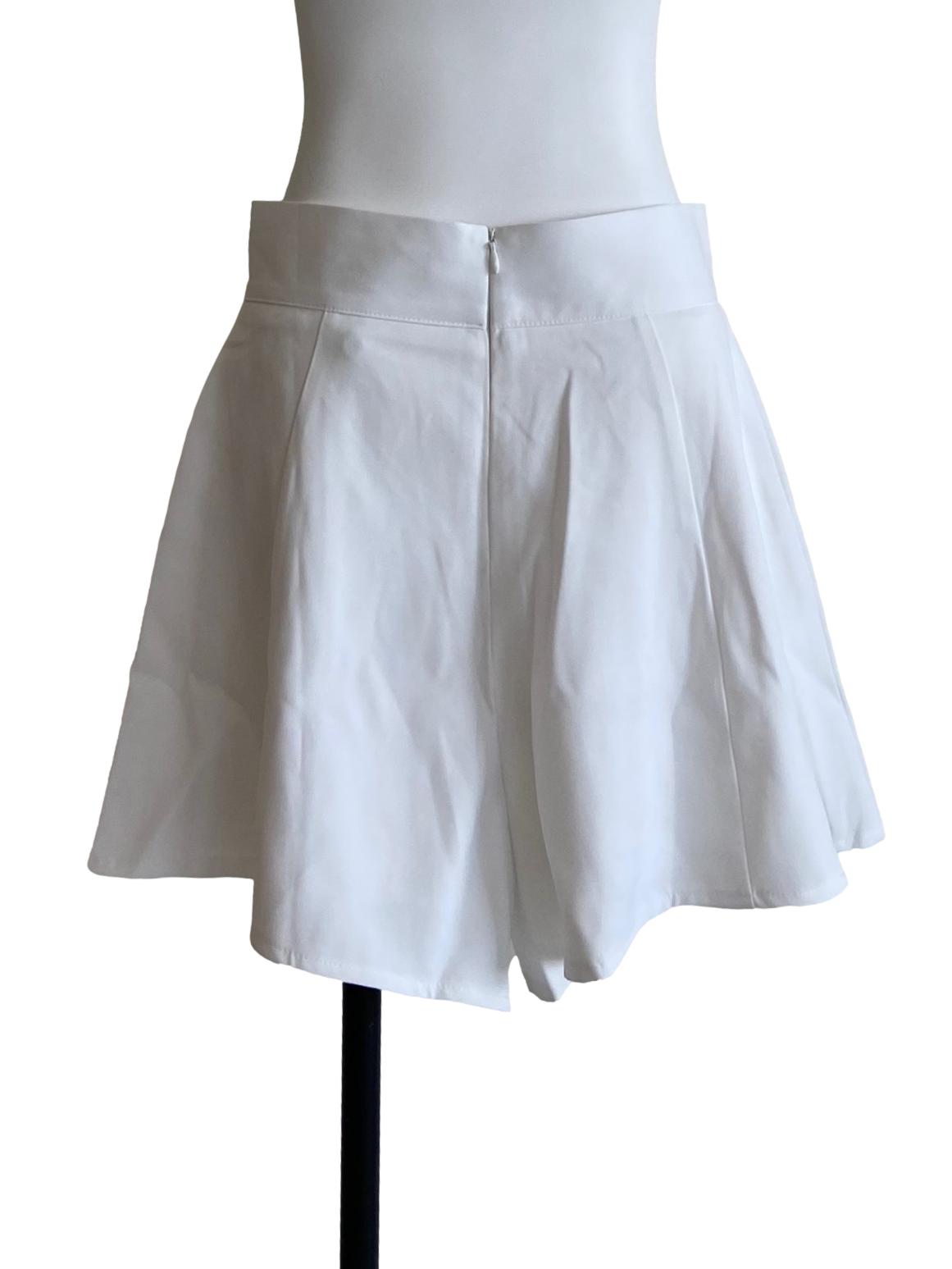 White Circle Shorts