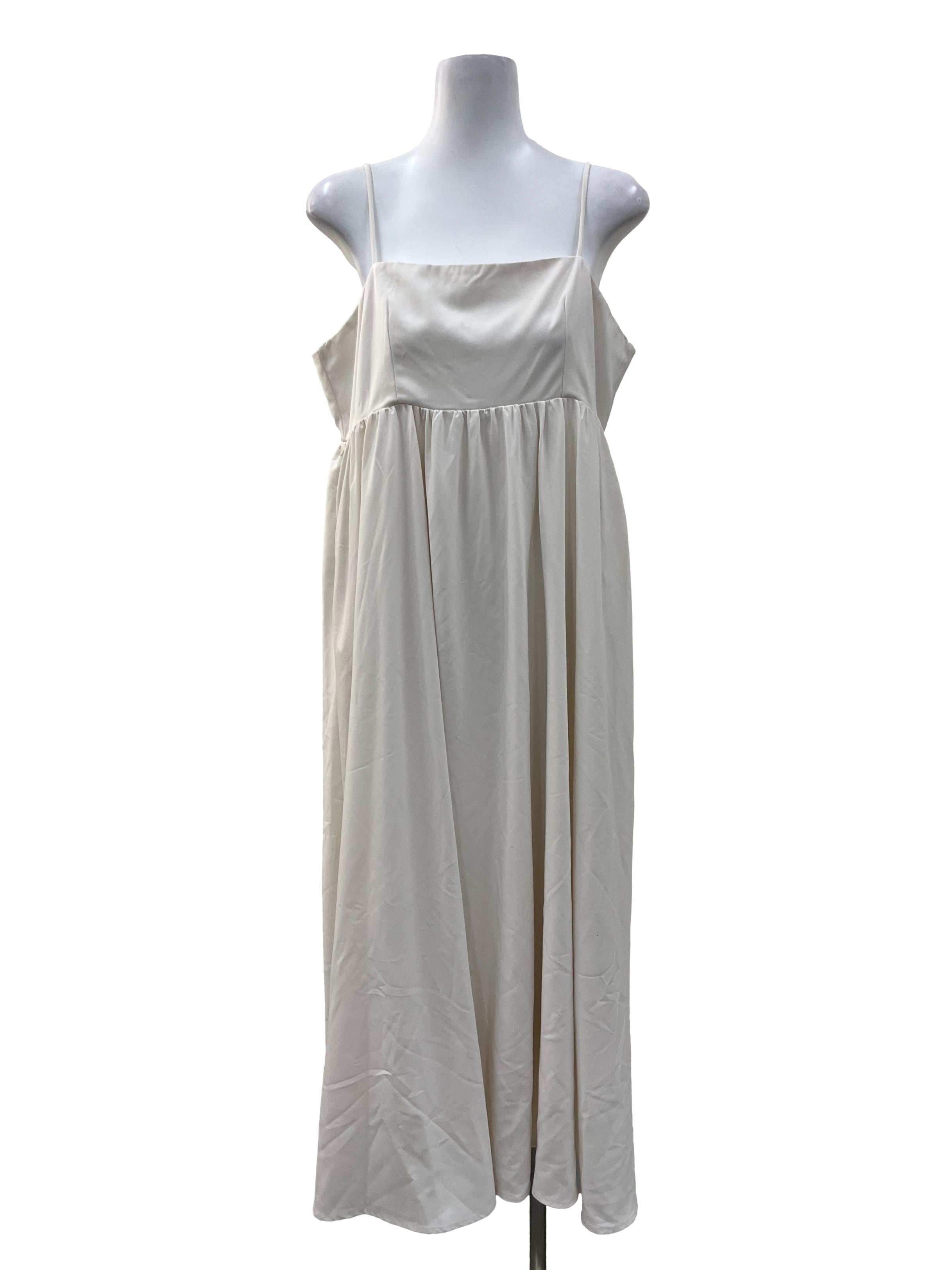 Cream White Babydoll Tent Dress