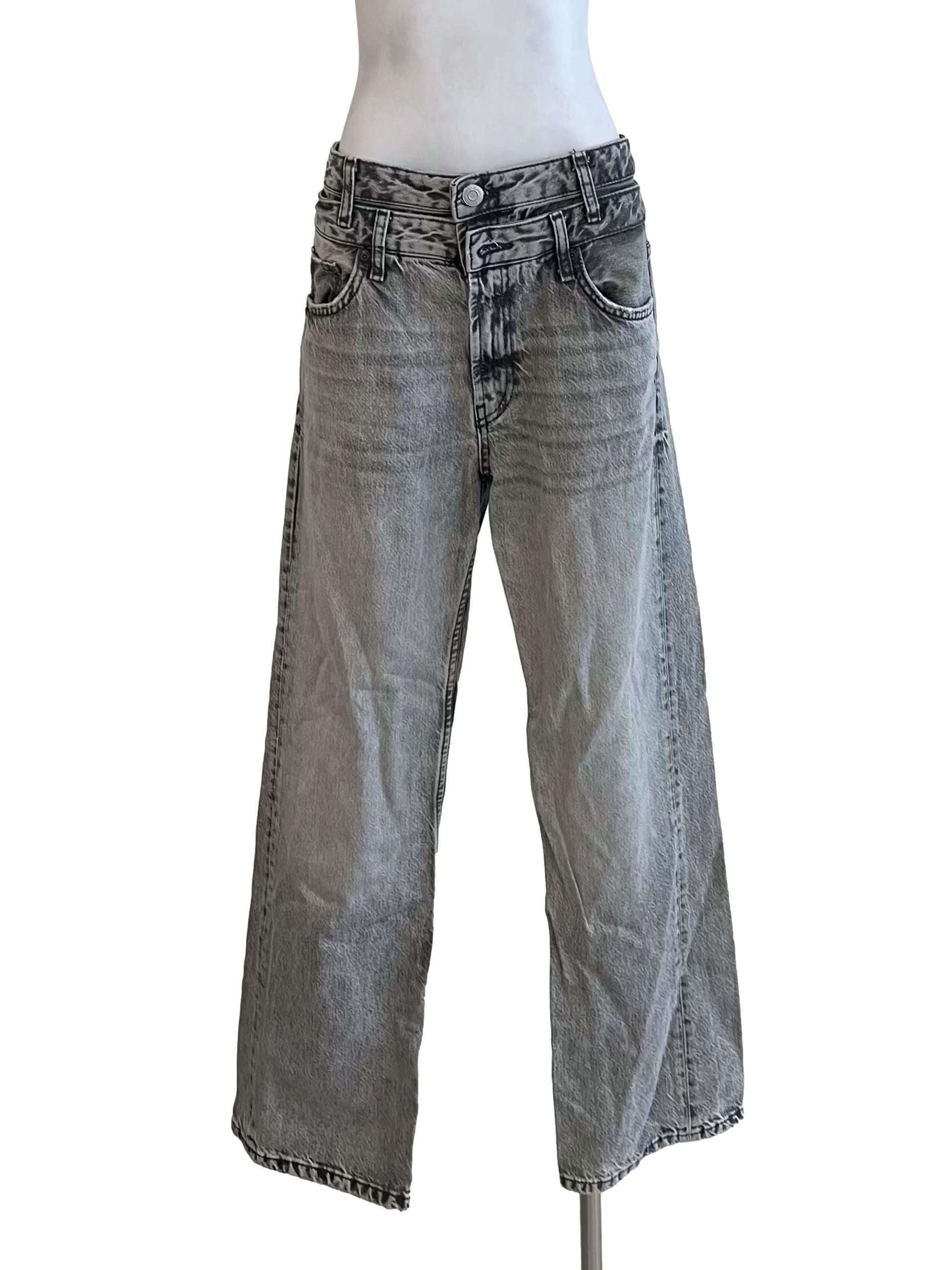 Coin Washed Straight Jeans