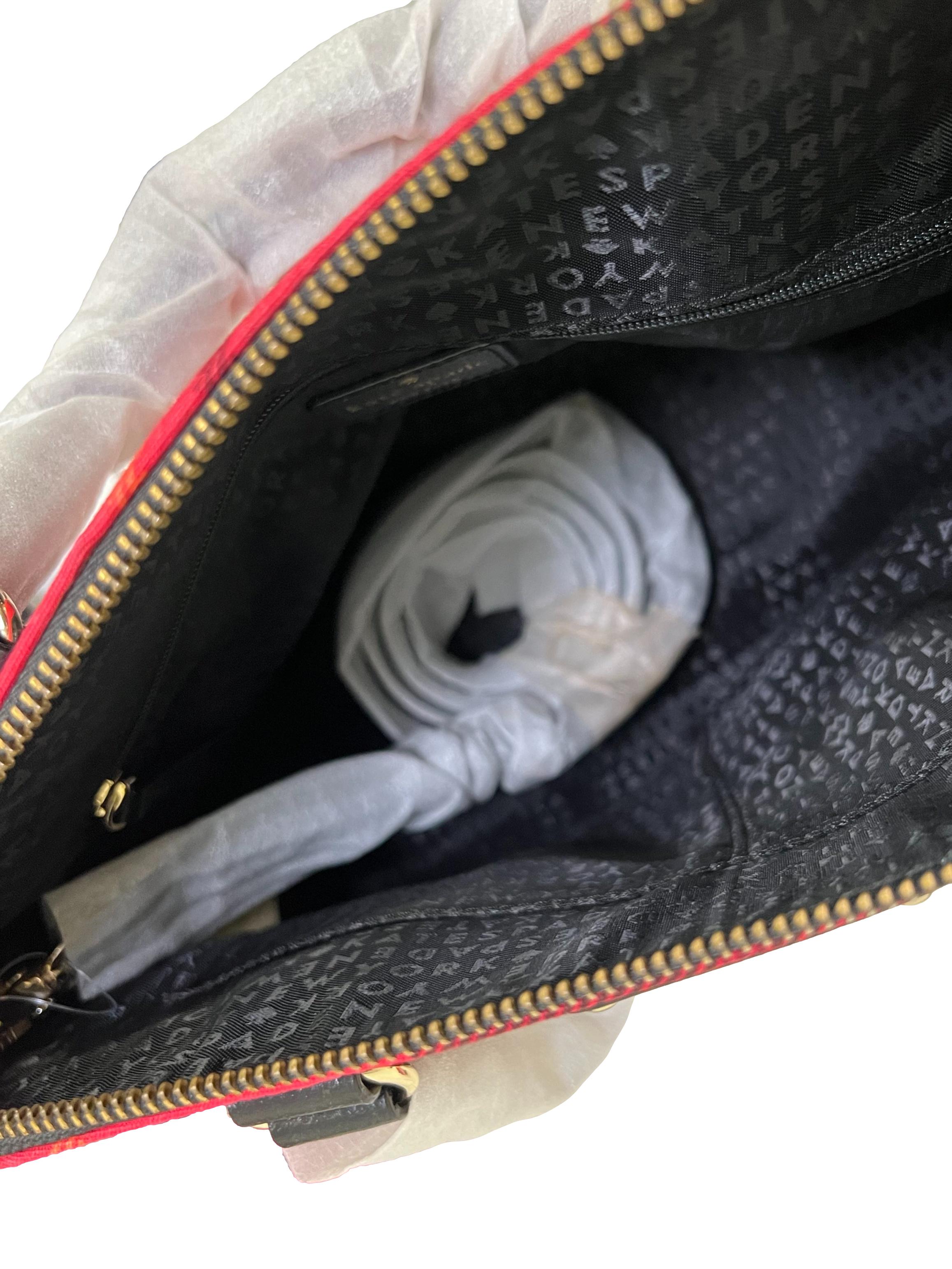 Red Checkered Canvas Handbag CSN