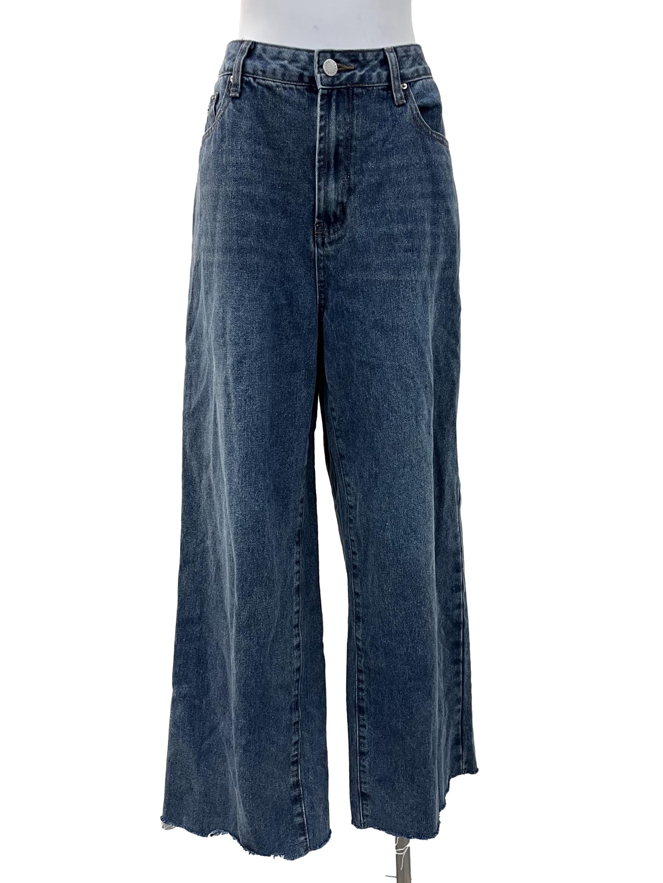 Denim Wide Legged Jeans