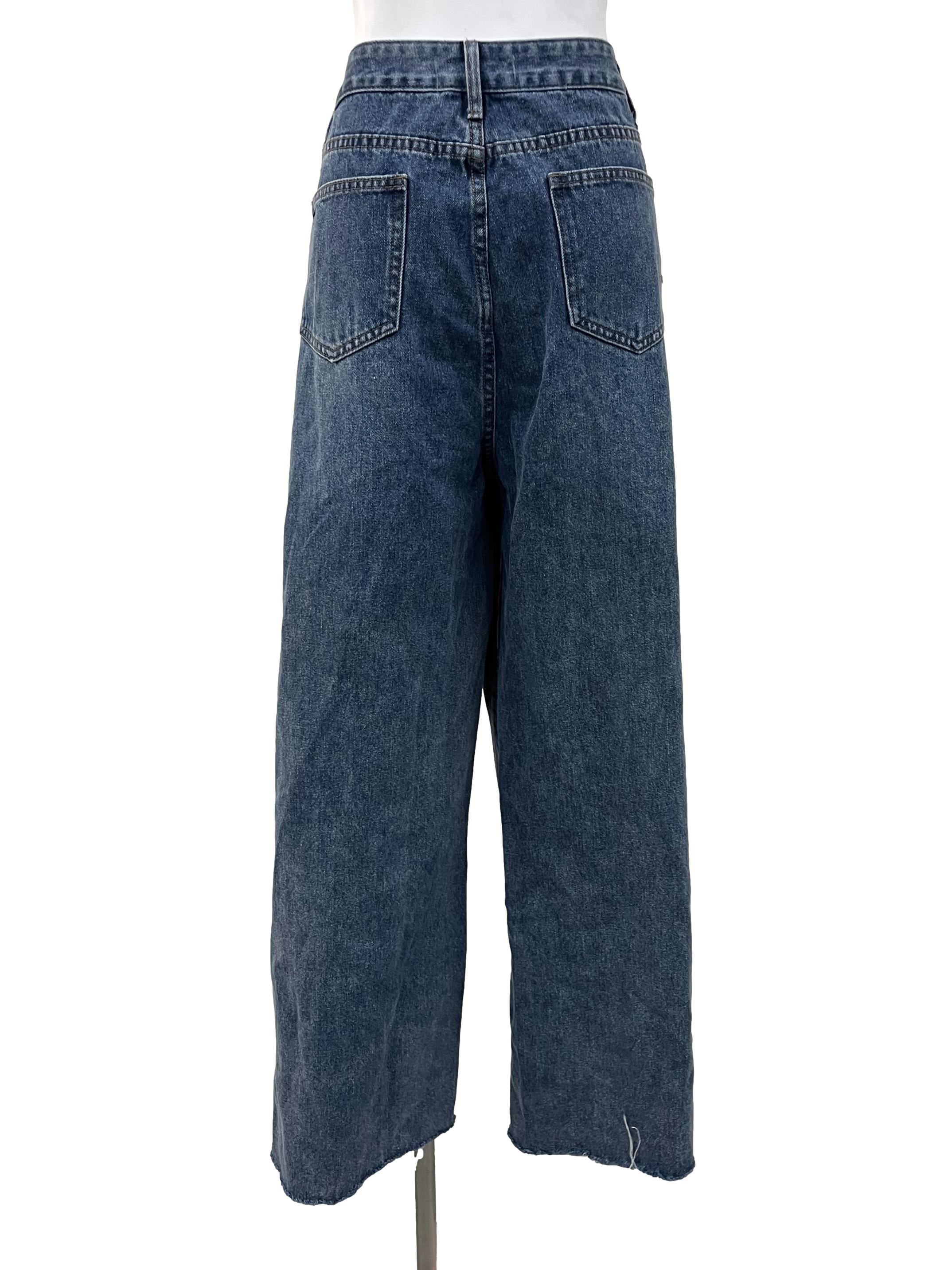 Denim Wide Legged Jeans