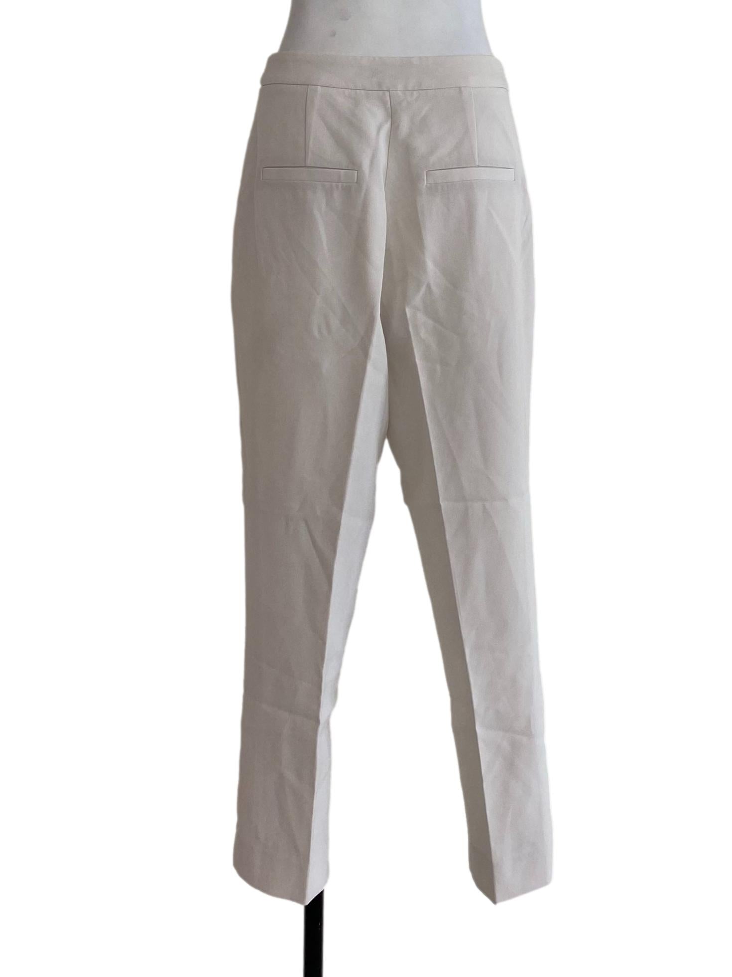 White Plain Long Pants