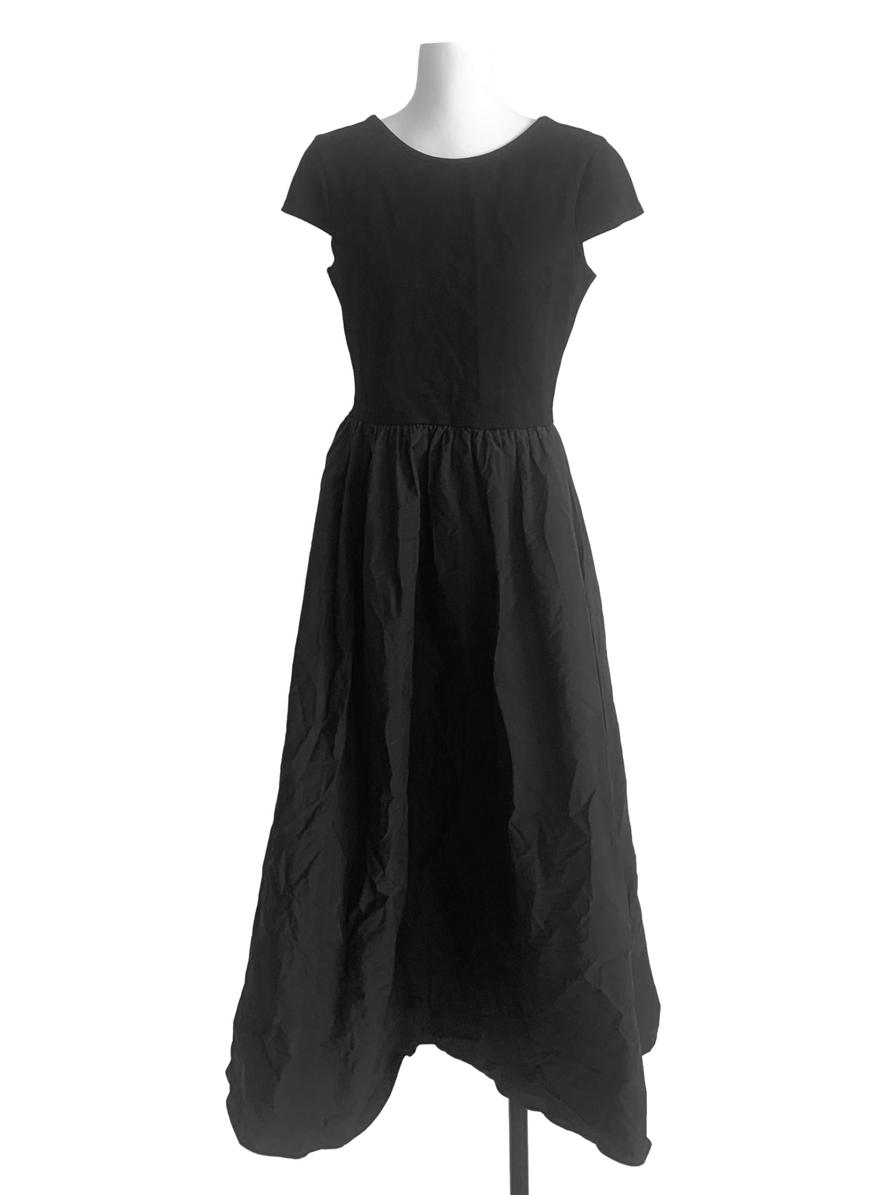 Black Round Neck Dress