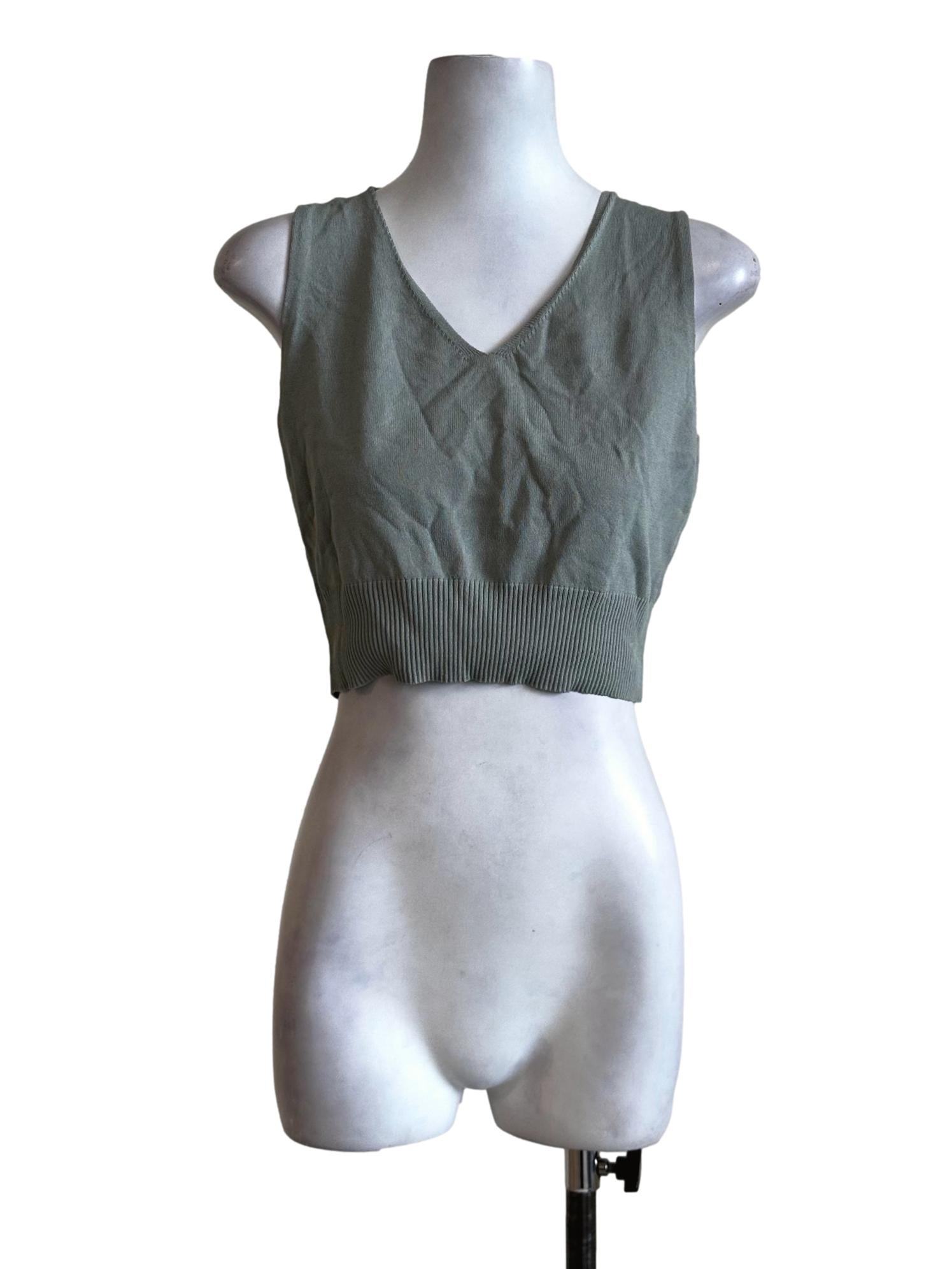 Pickle Green Plain Top LB