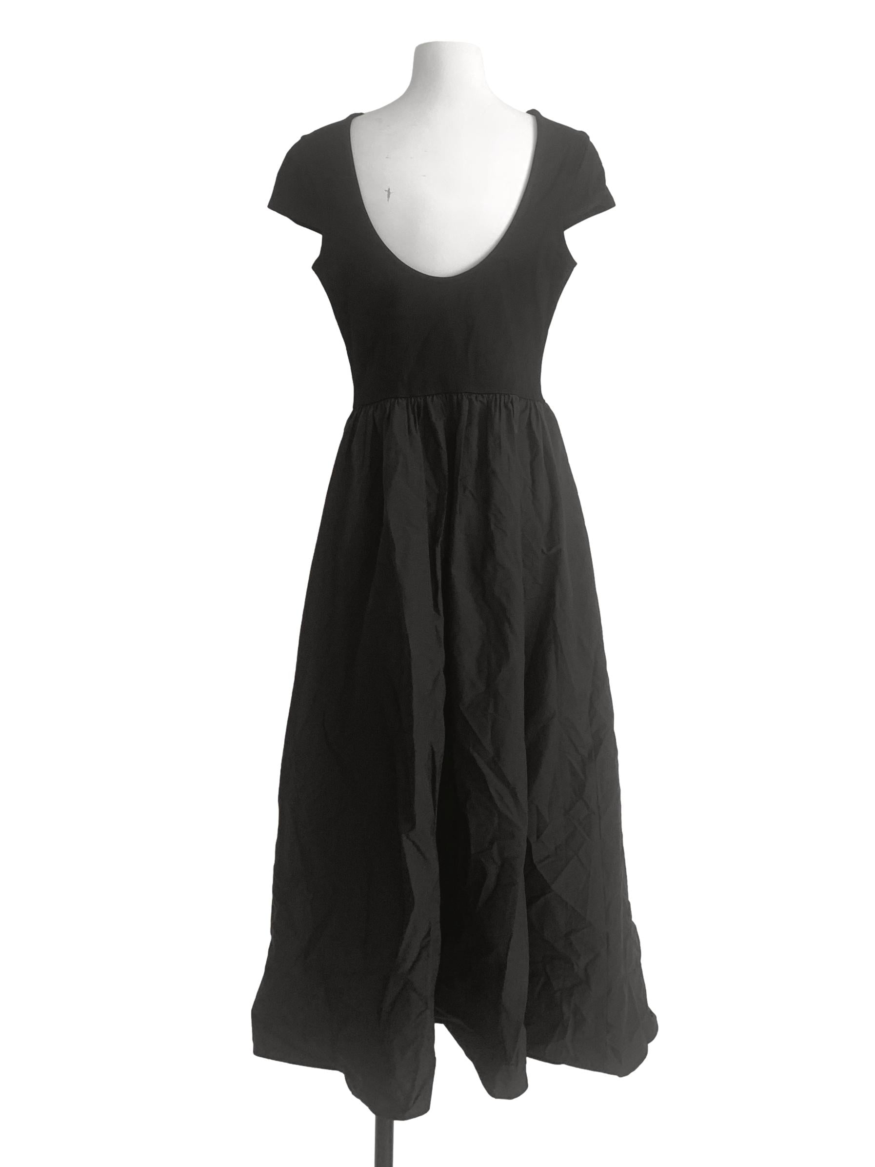 Black Round Neck Dress