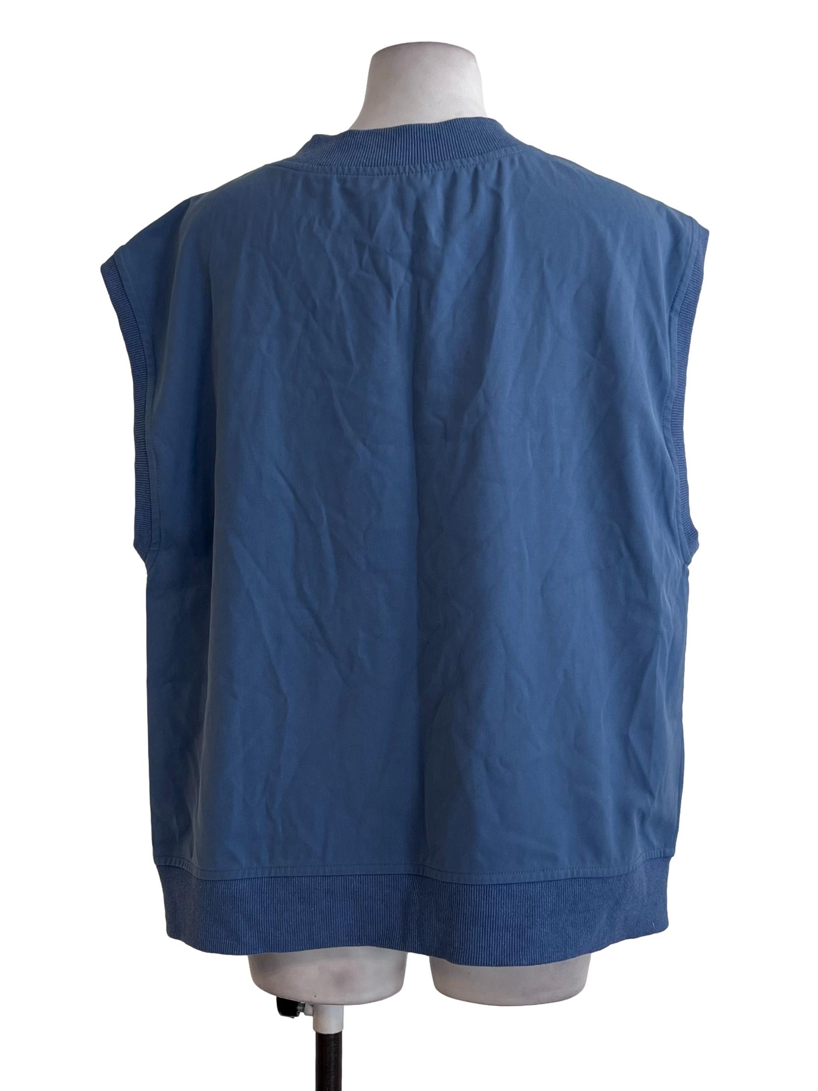 Blue Sleeveless Top