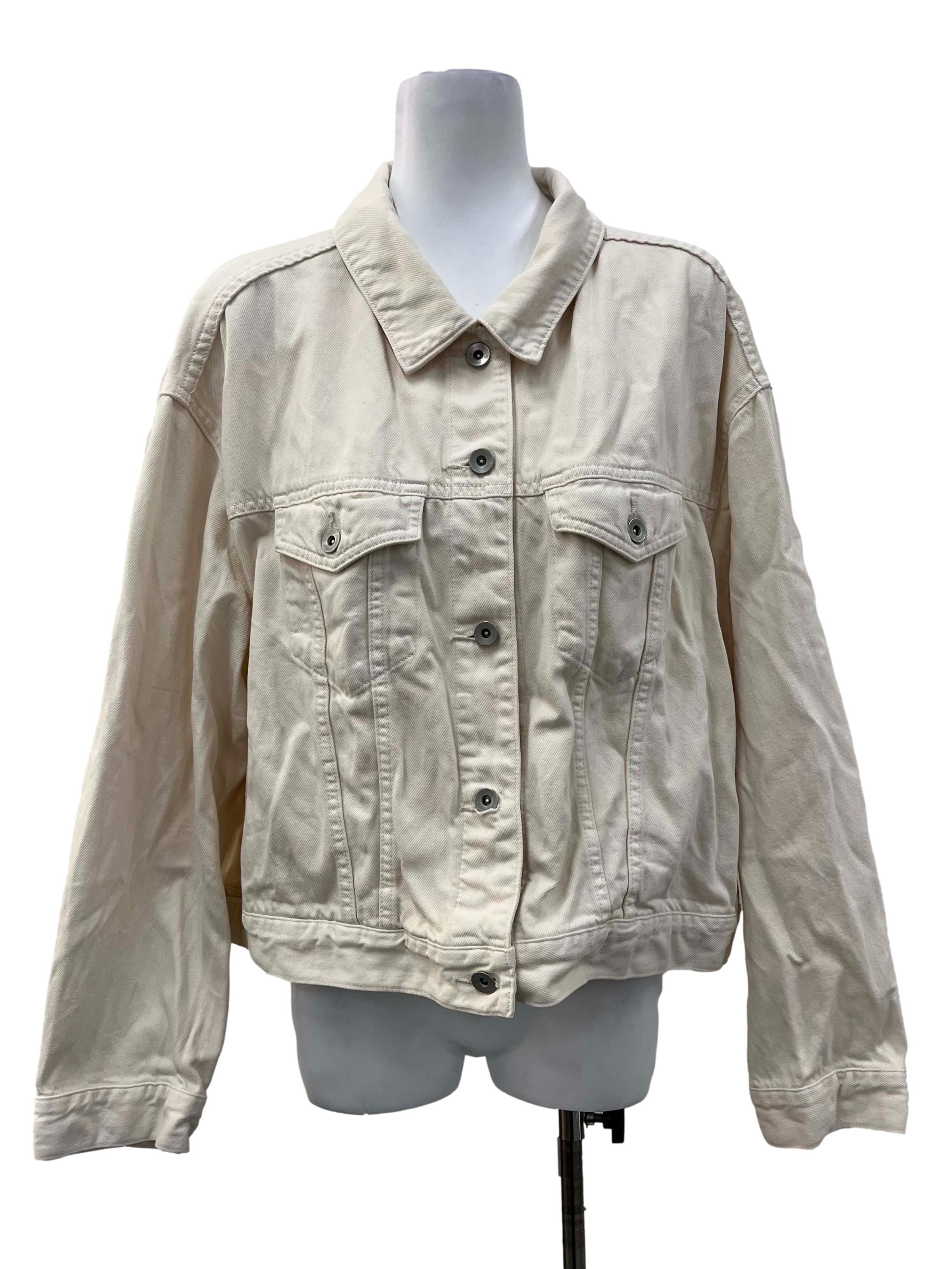 Light Cream Denim Outerwear