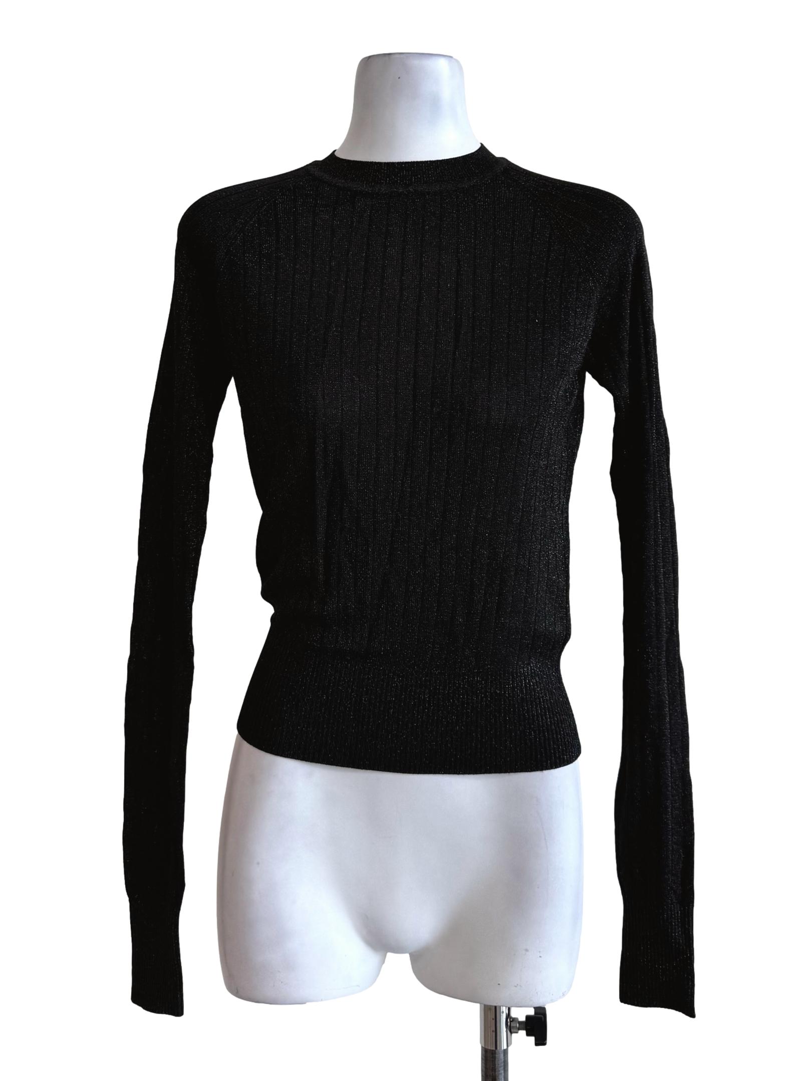 Starry Black Long Sleeve Top LB