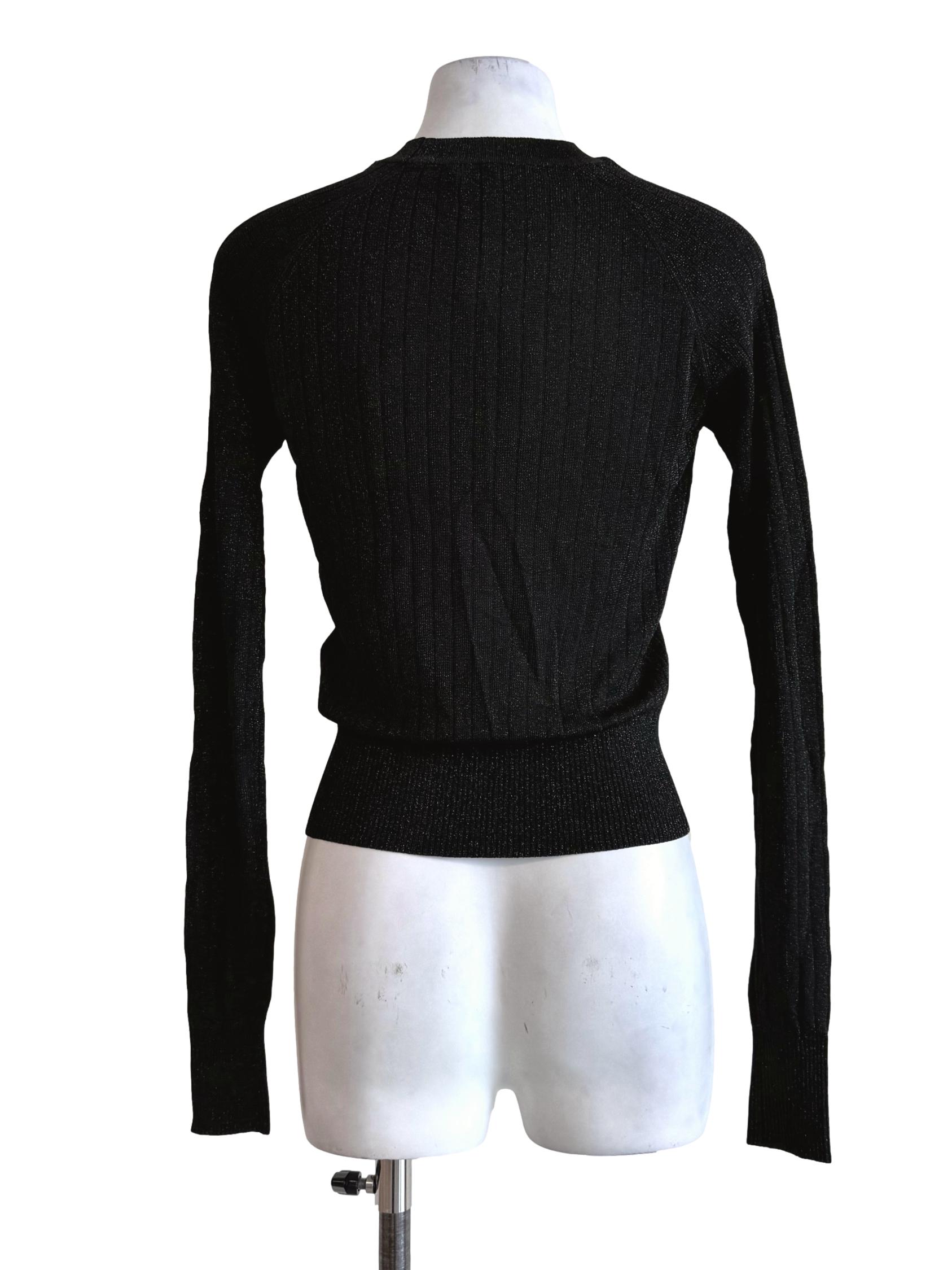 Starry Black Long Sleeve Top LB