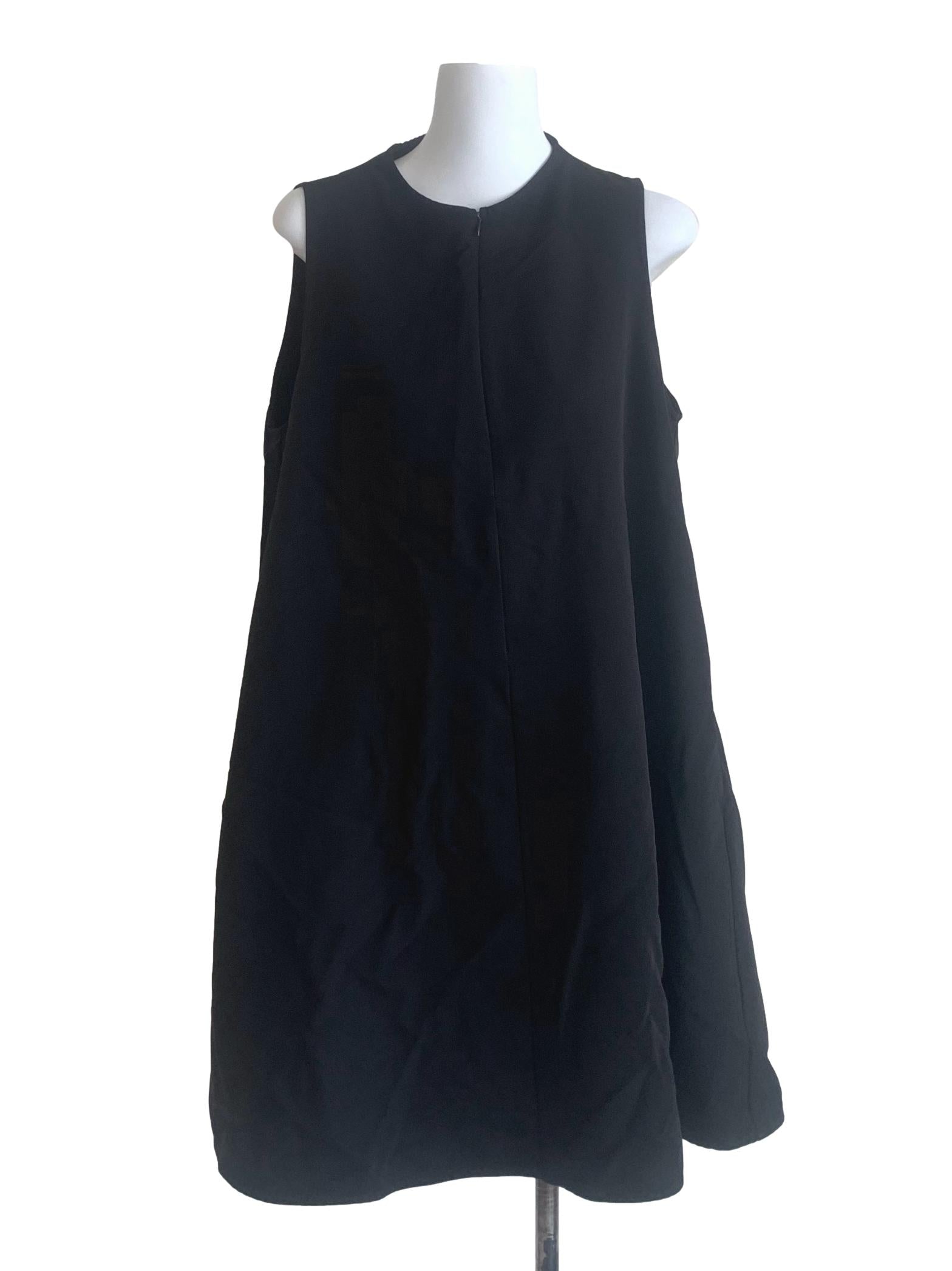 Black Trapezoid Dress LB