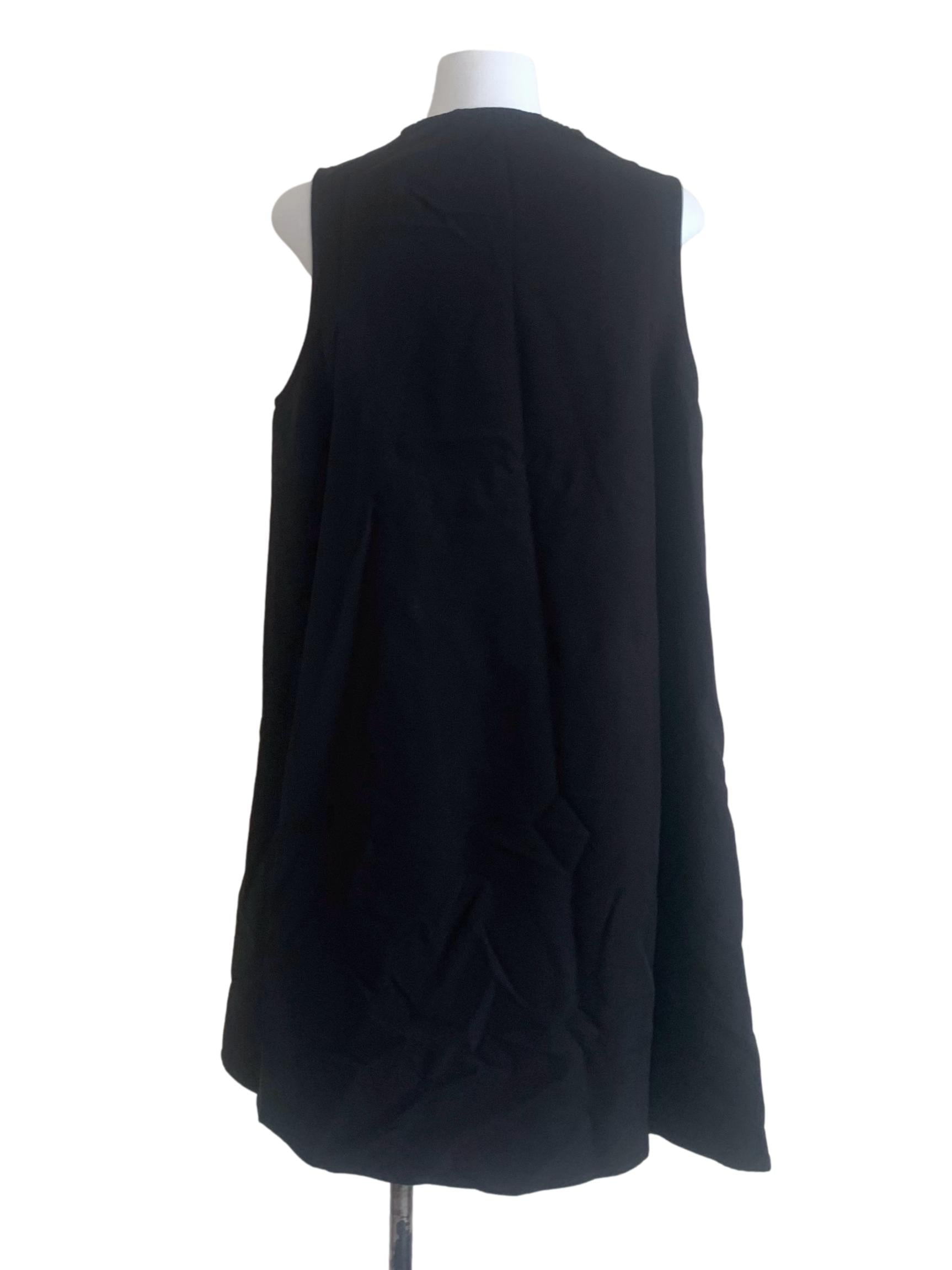 Black Trapezoid Dress LB
