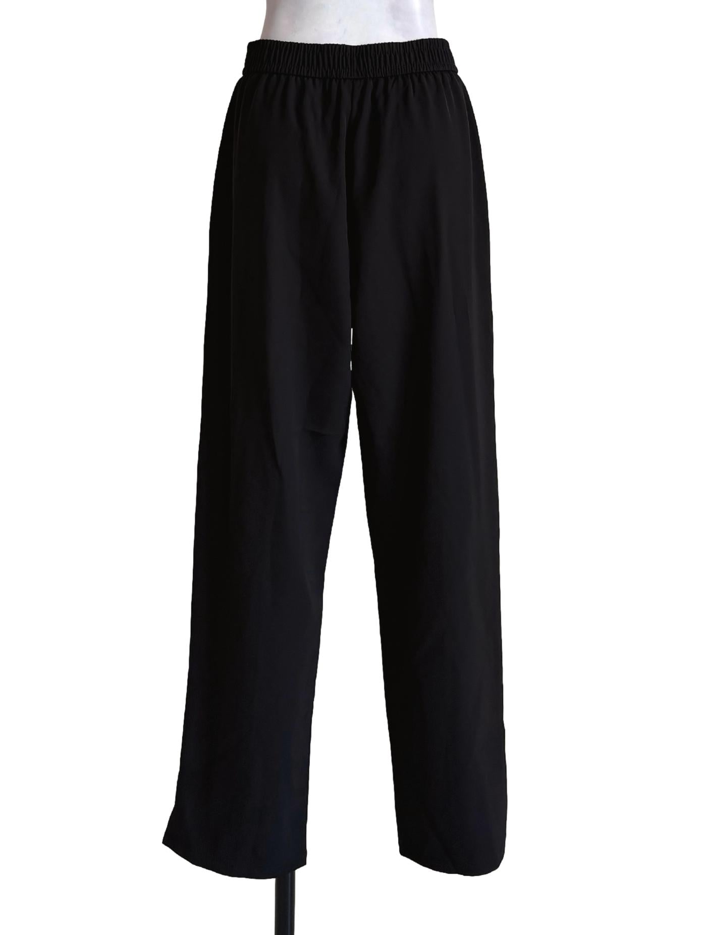 Black Lined Pants