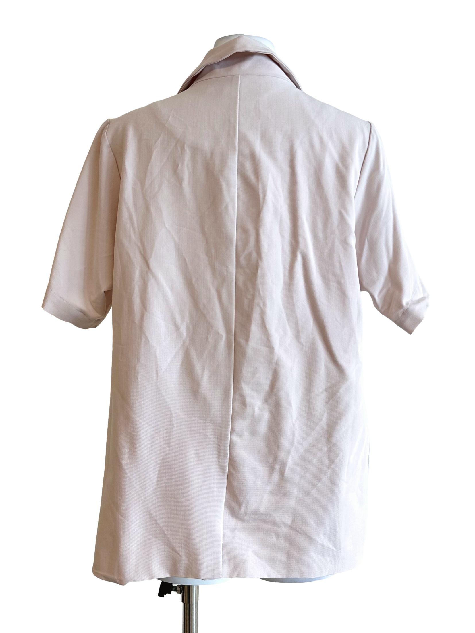 Lemonade Pink Collar Top