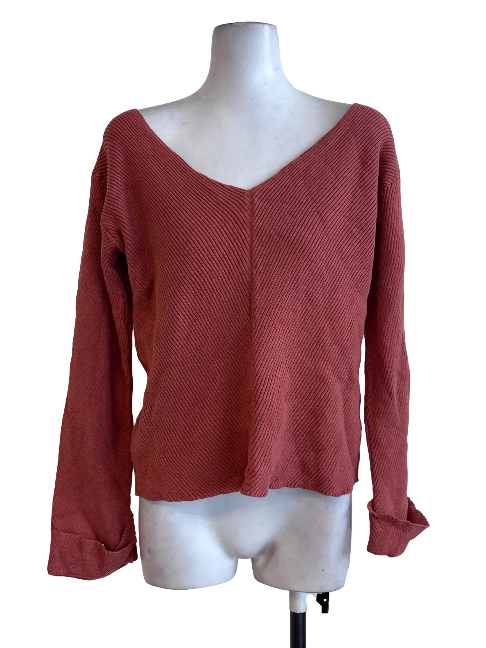 Blush Red Long Sleeve Shirt LB