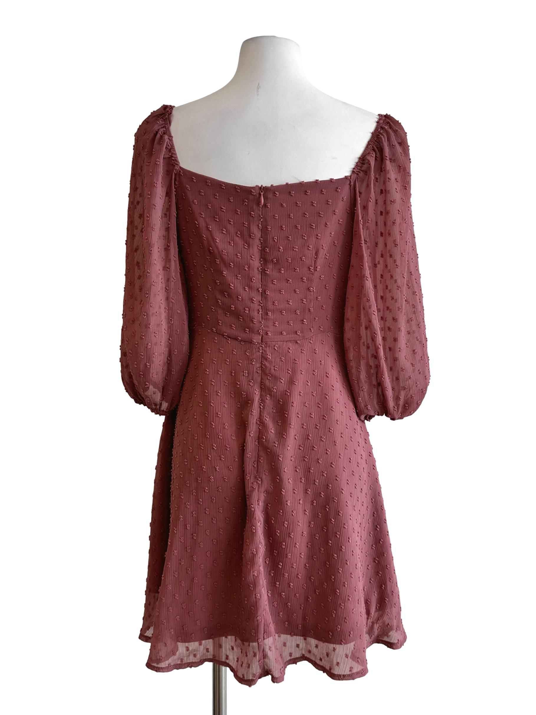 Rosewood Pink Dots Mini Dress