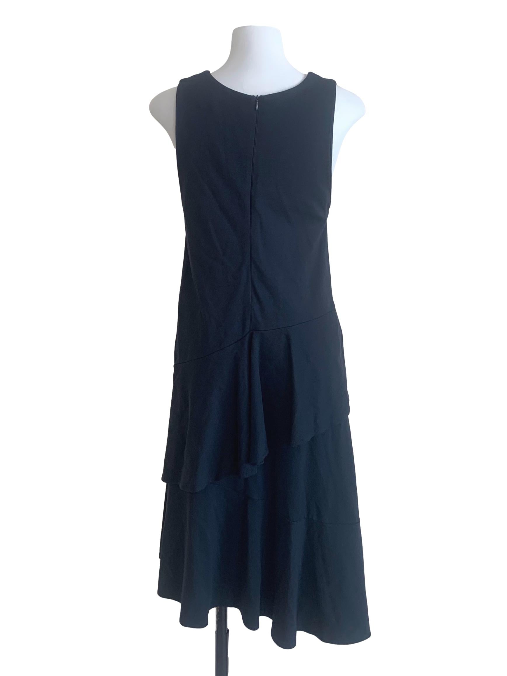 Black Drop Waist Dress TEM