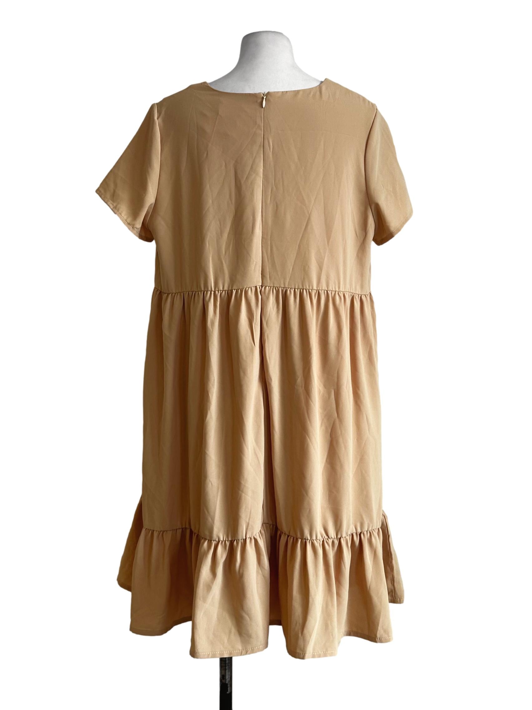 Yellow Plain Dress