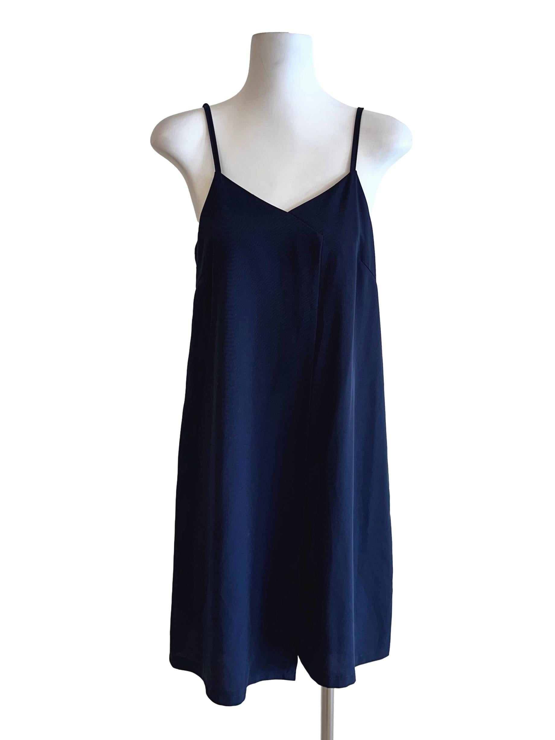 Berry Blue Sleeveless Mini Dress