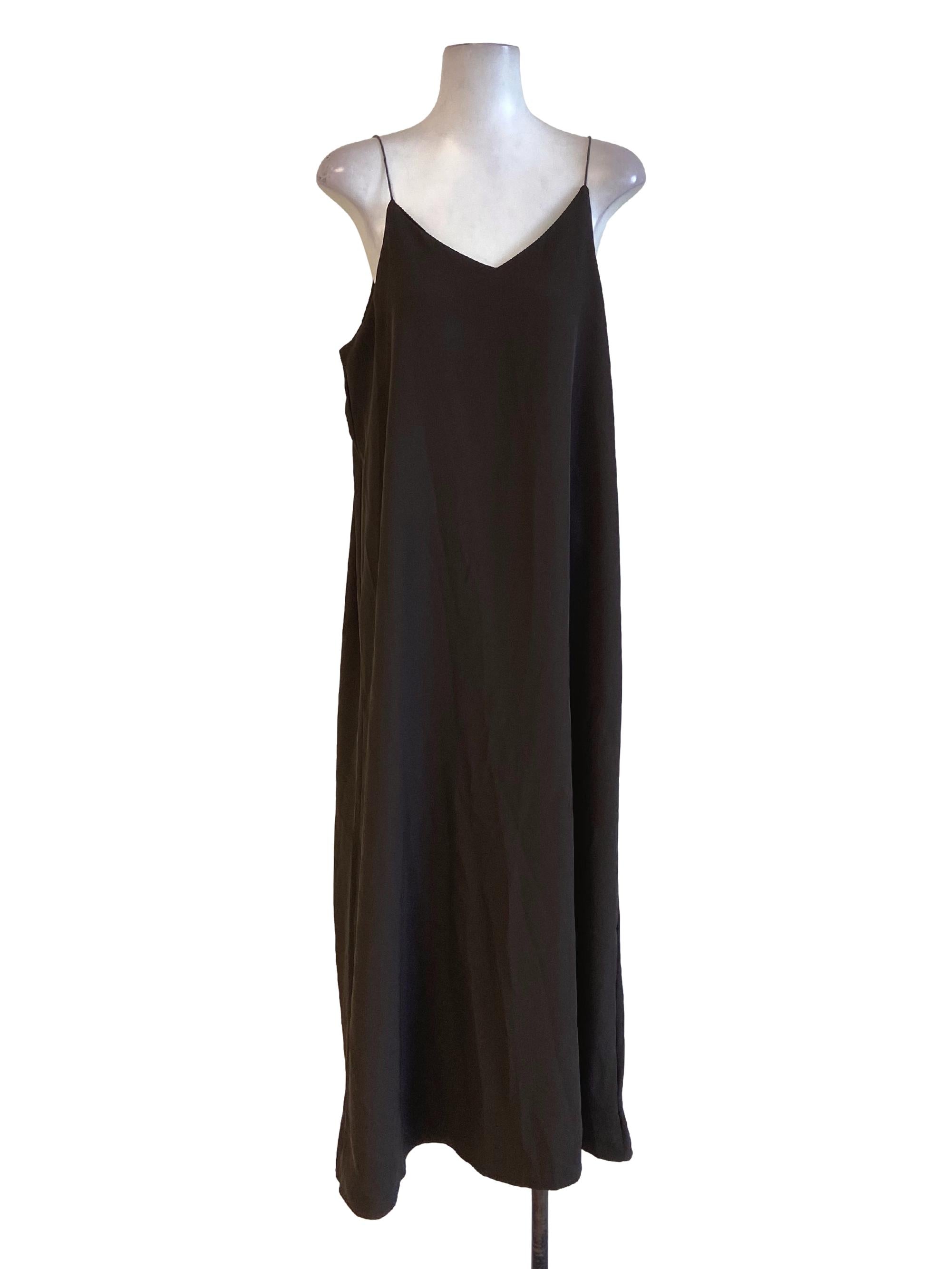 Black Spaghetti Strap Mini Dress