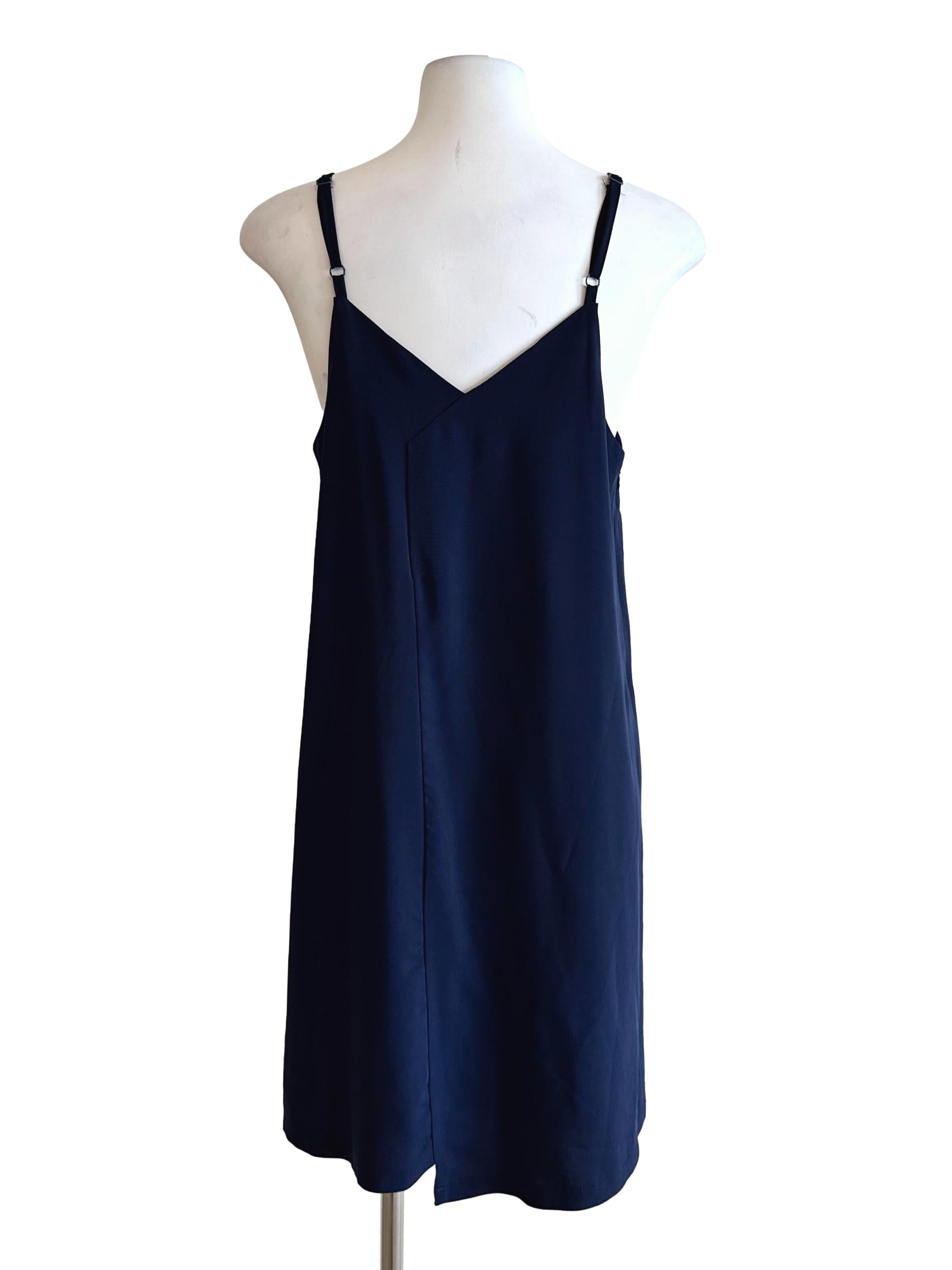 Berry Blue Sleeveless Mini Dress