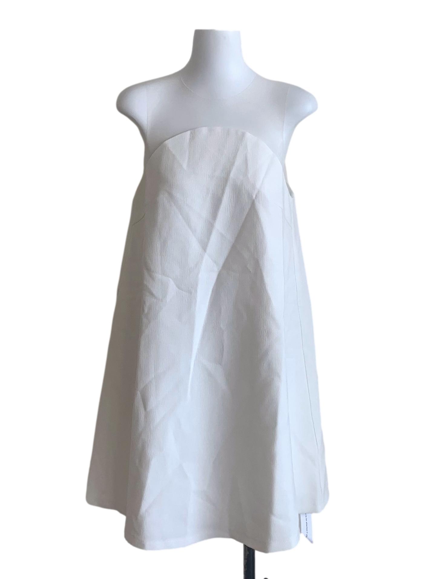 White Strapless Dress