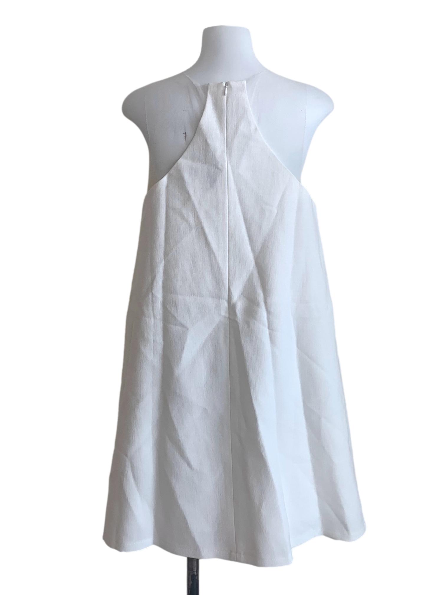 White Strapless Dress