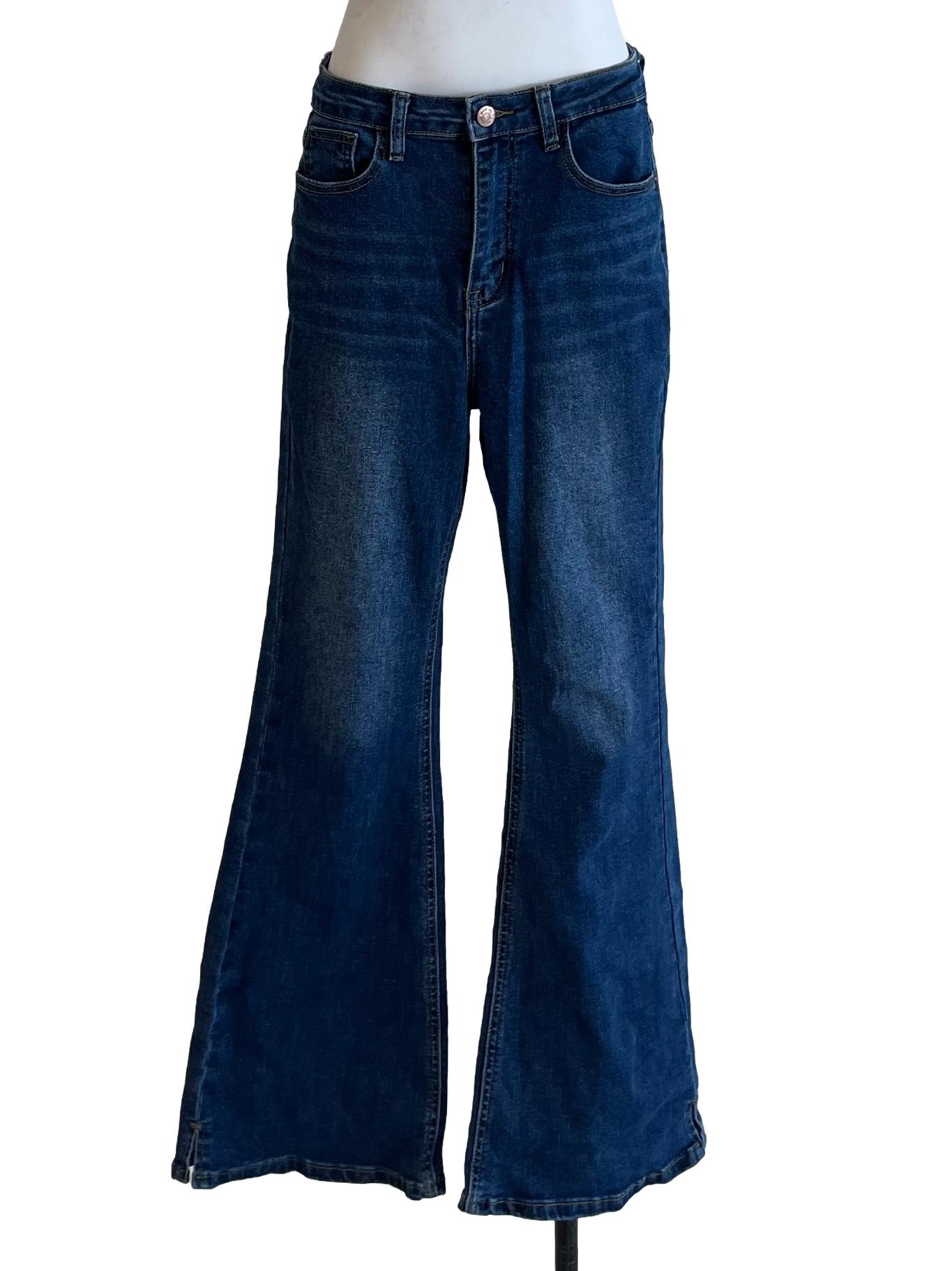 Denim Blue Flare Jeans