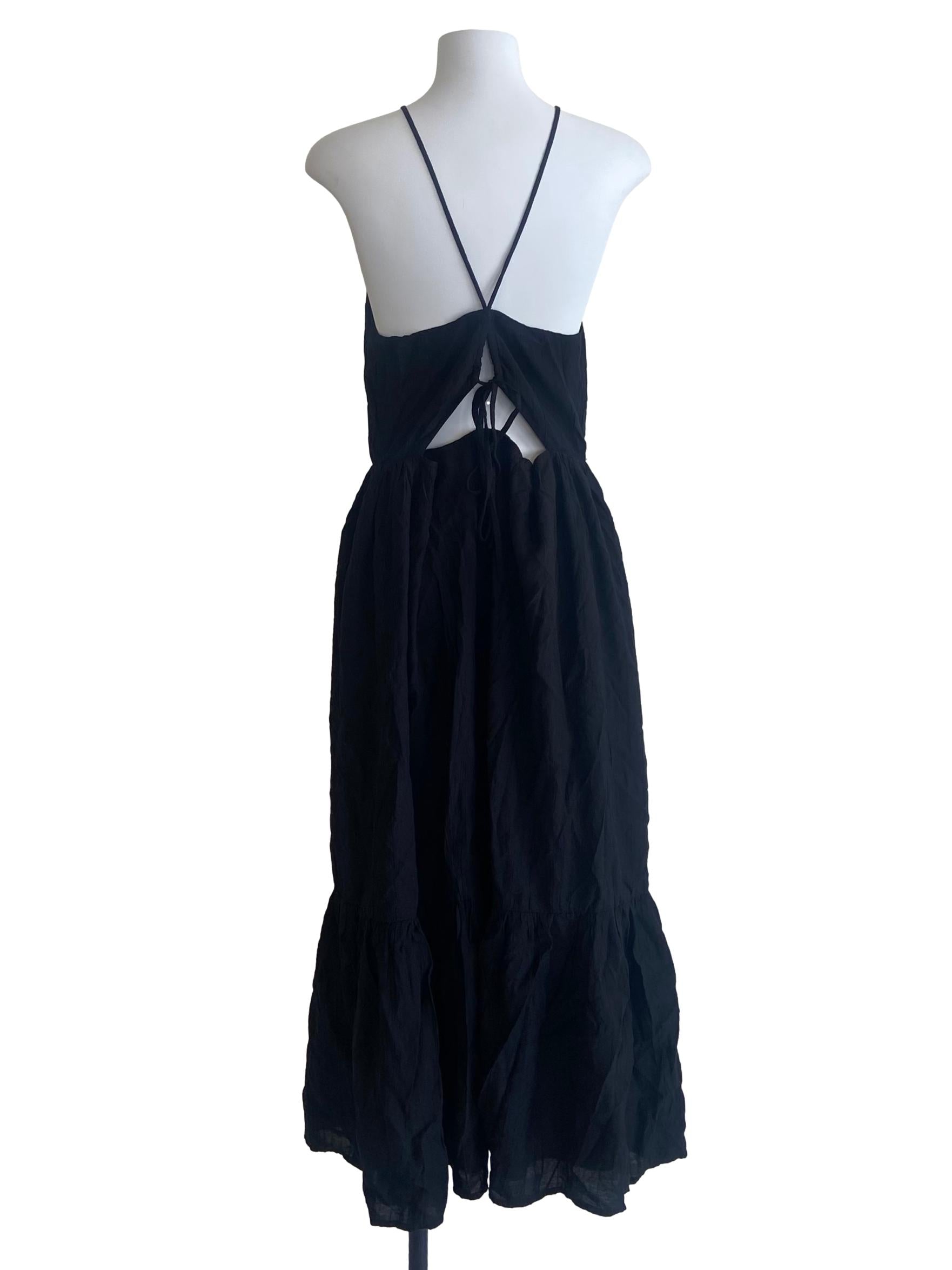 Black Drop Waist  Dress