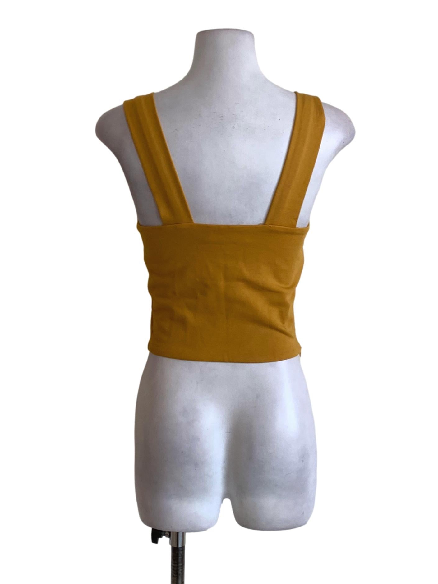 Merigold Square Neckline Cropped Sleeveless Top TTR