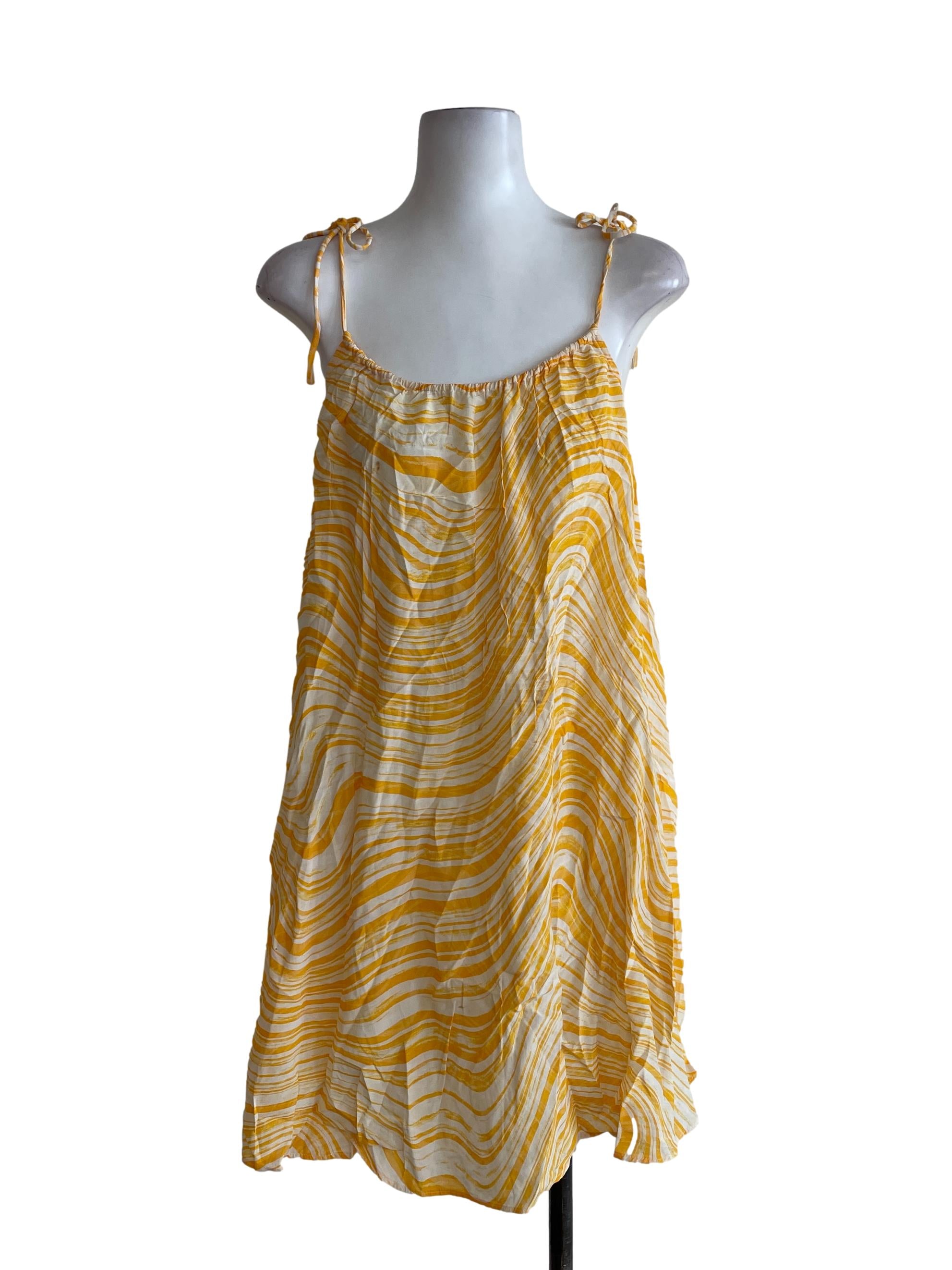 Merigold Orange Spagetti Dress